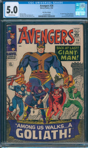 Avengers #28 CGC 5.0