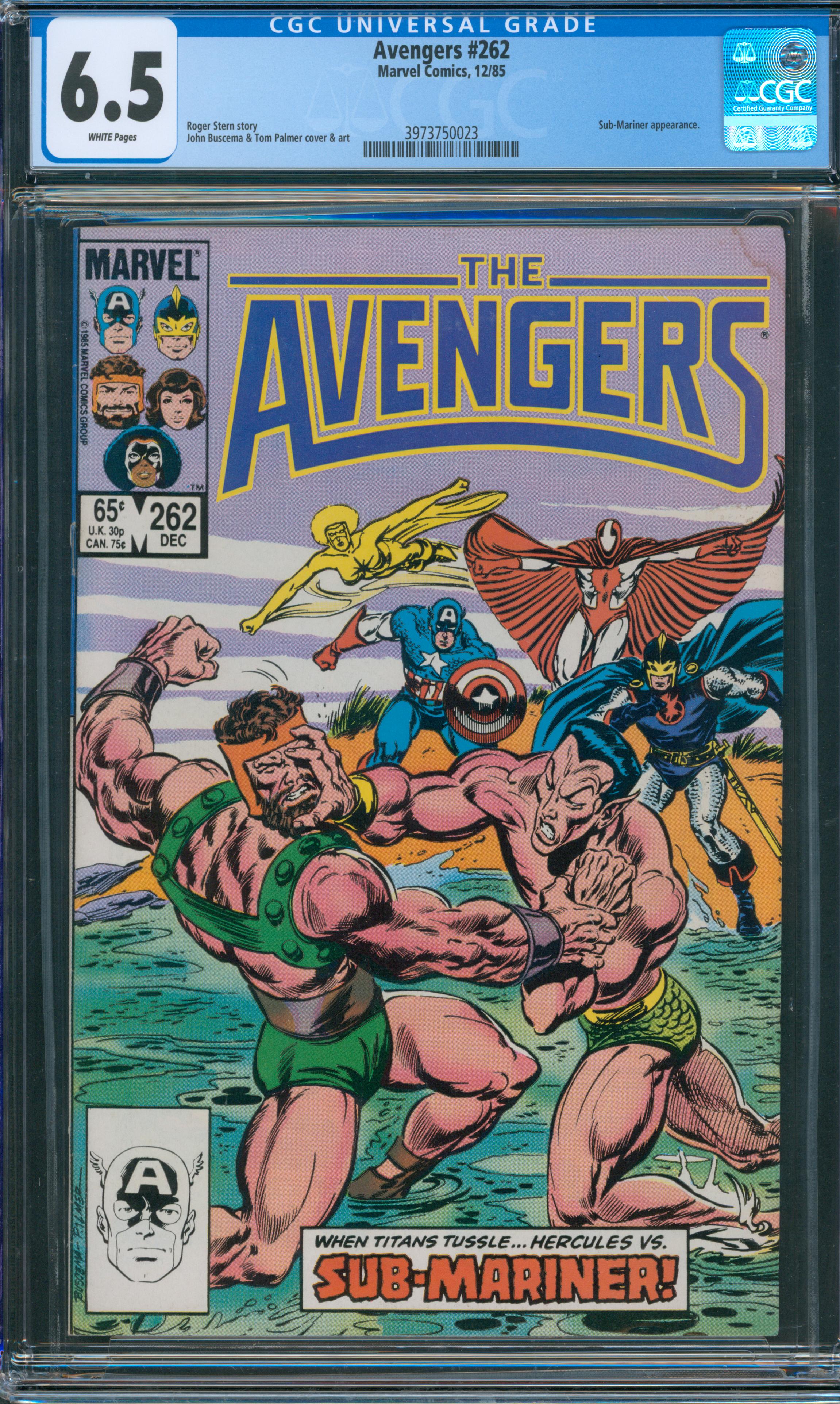 Avengers #262 CGC 6.5