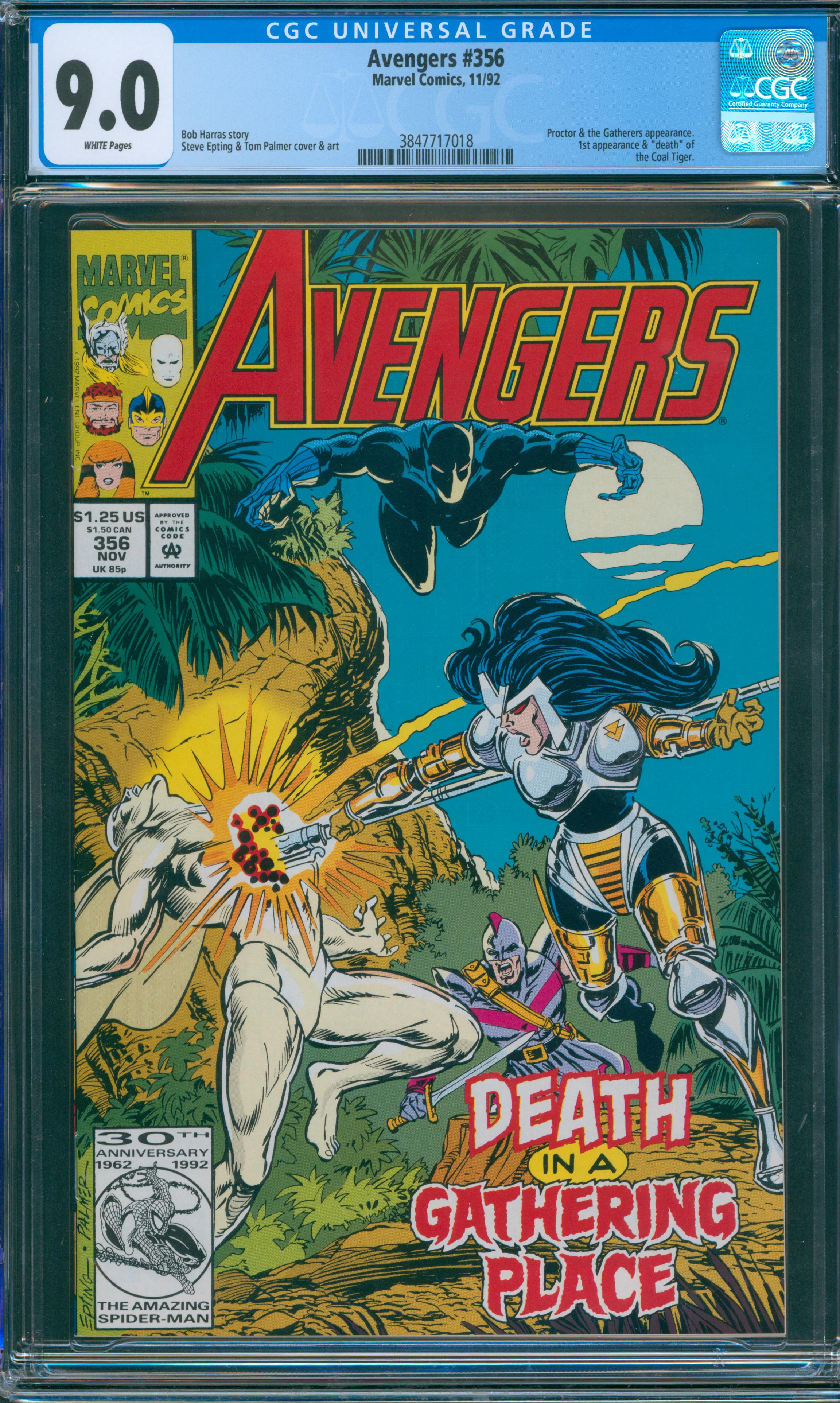 Avengers #356 CGC 9.0