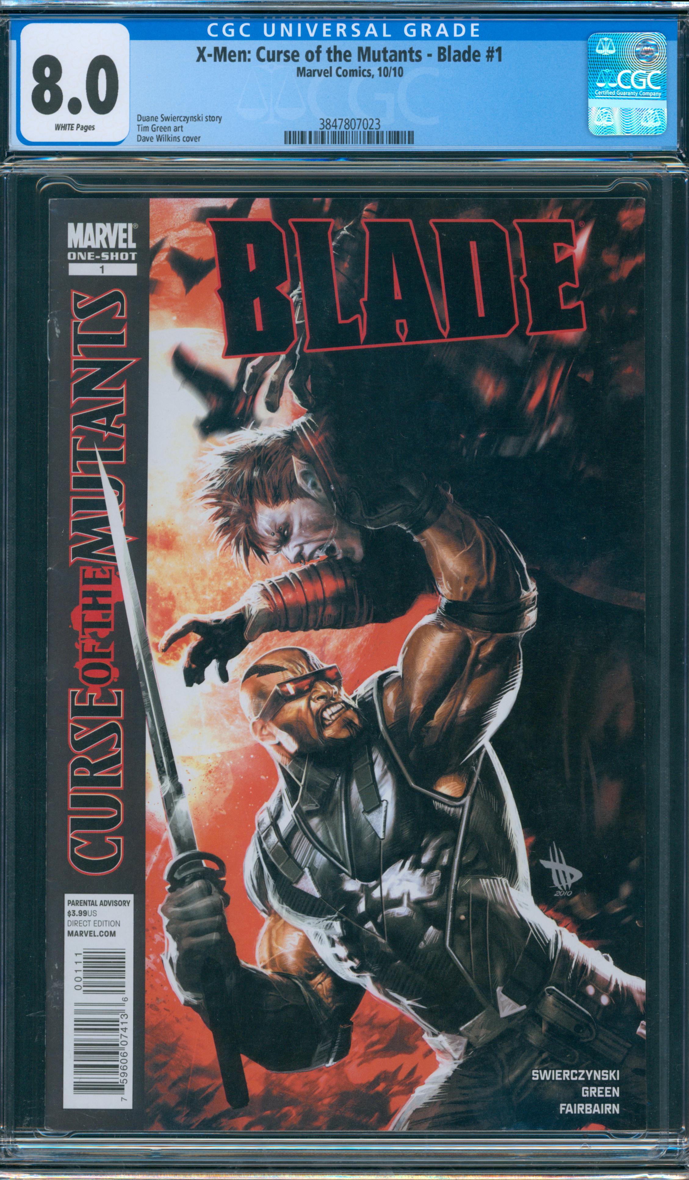 X-Men: Curse of The Mutants - Blade #1 CGC 8.0