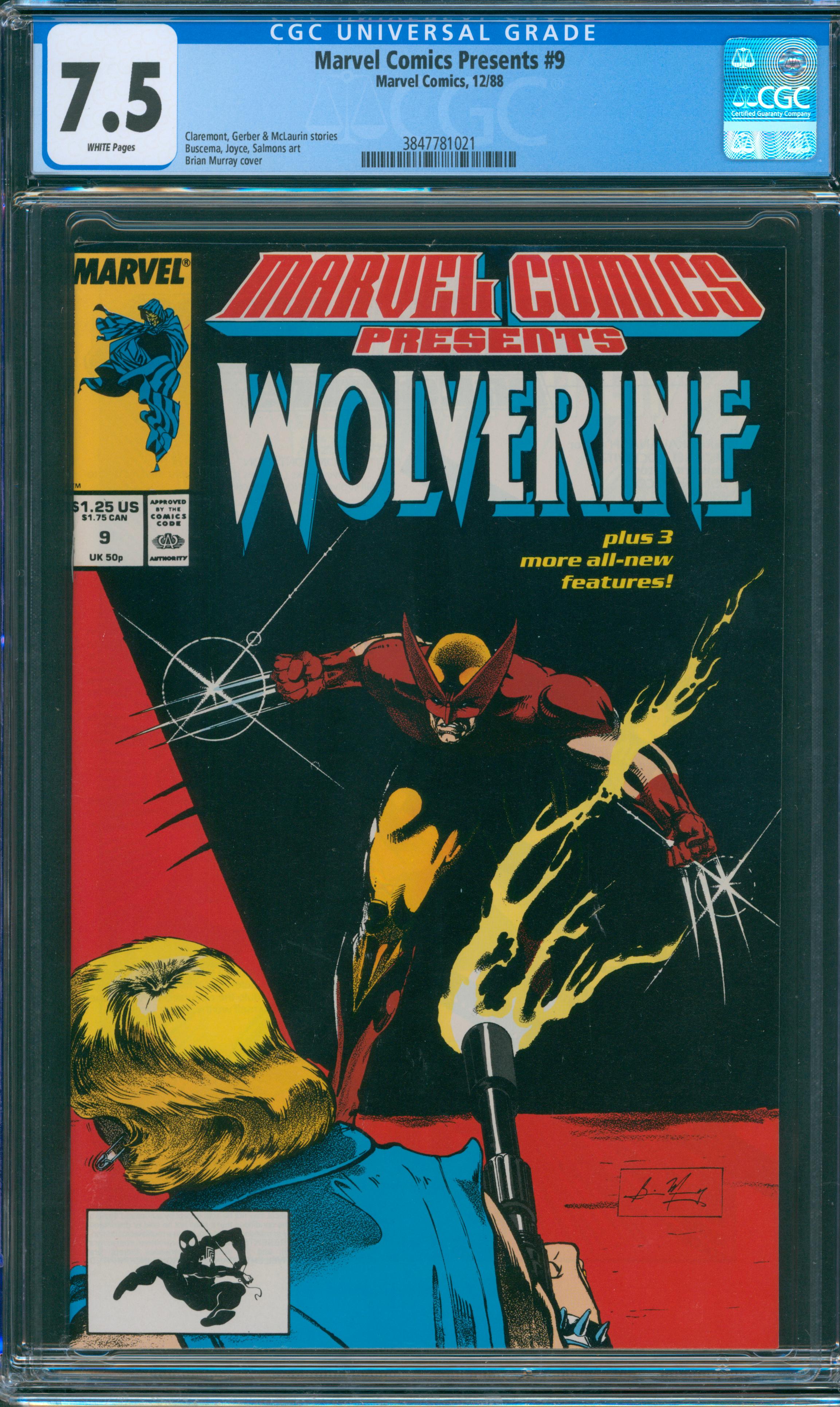 Marvel Comics Presents #9 CGC 7.5