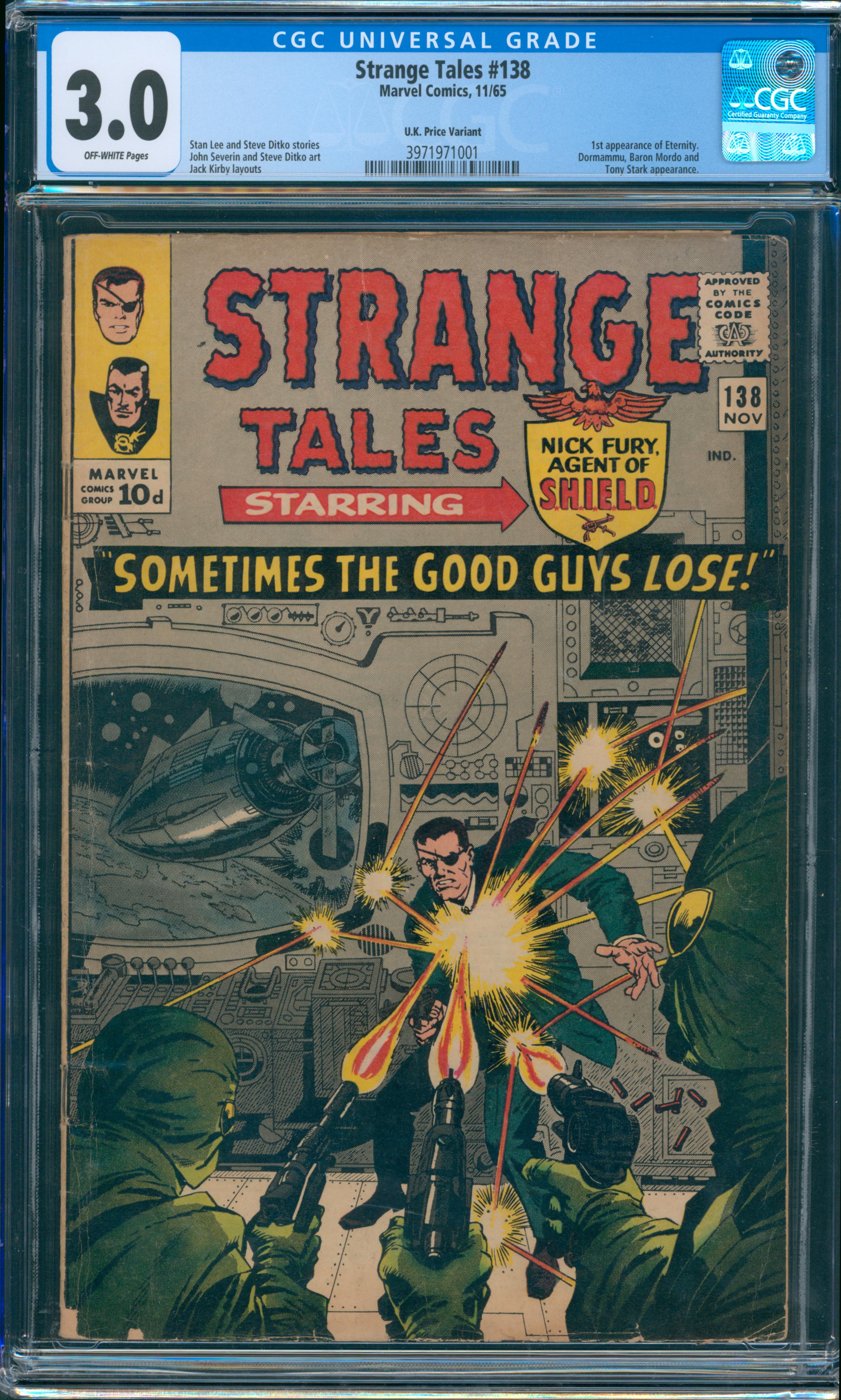 Strange Tales #138 CGC 3.0