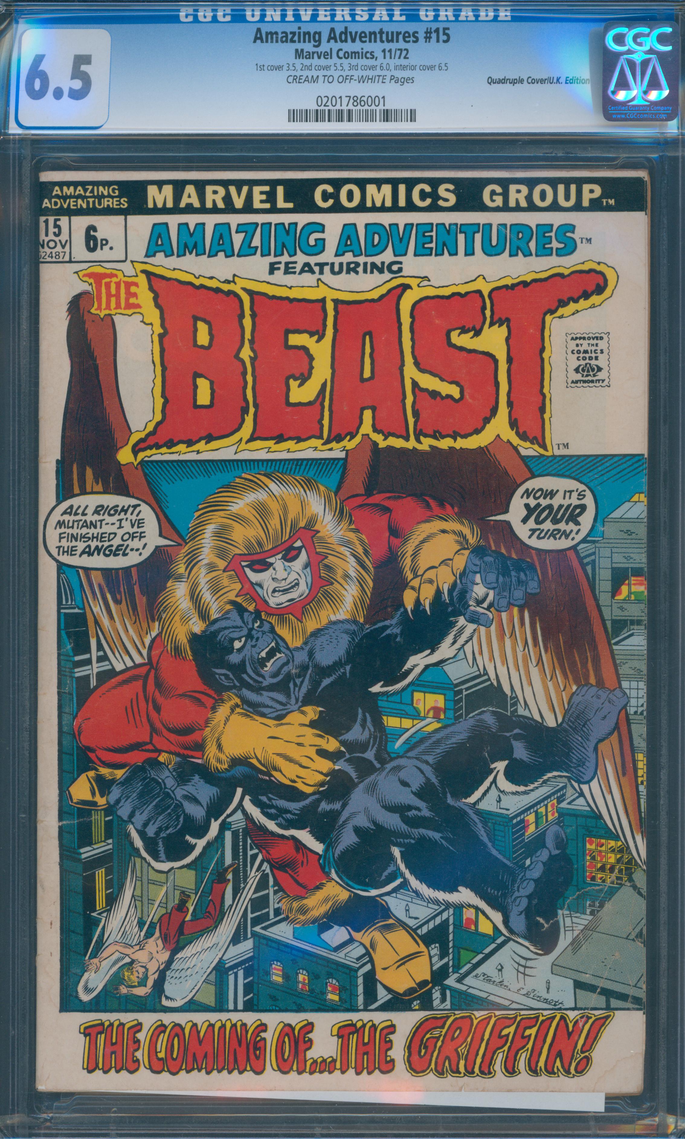 Amazing Adventures #15 CGC 6.5