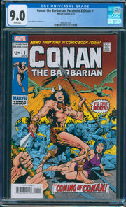 Conan the Barbarian: Facsimile Edition #1 CGC 9.0