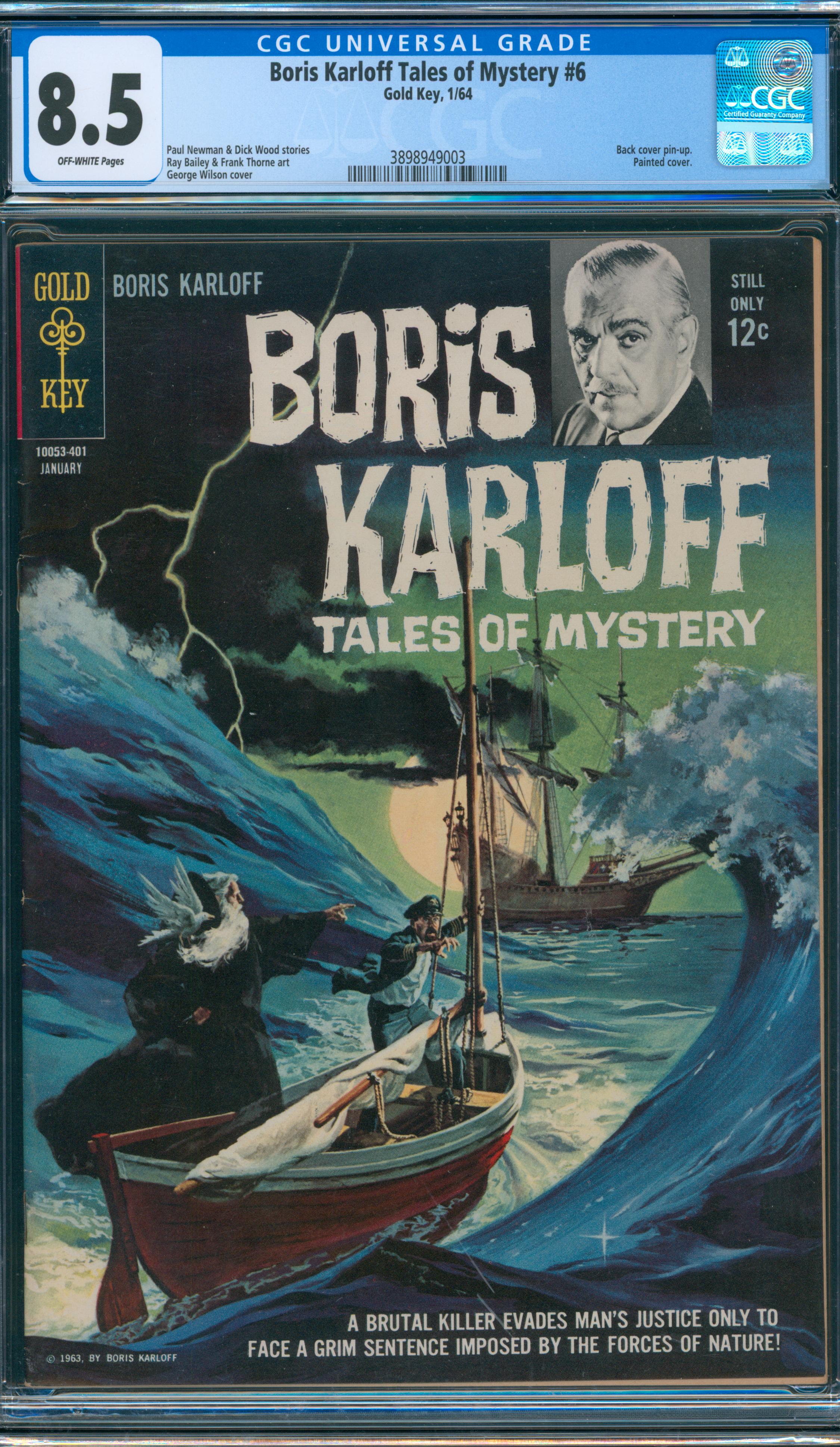 Boris Karloff Tales of Mystery #6 CGC 8.5