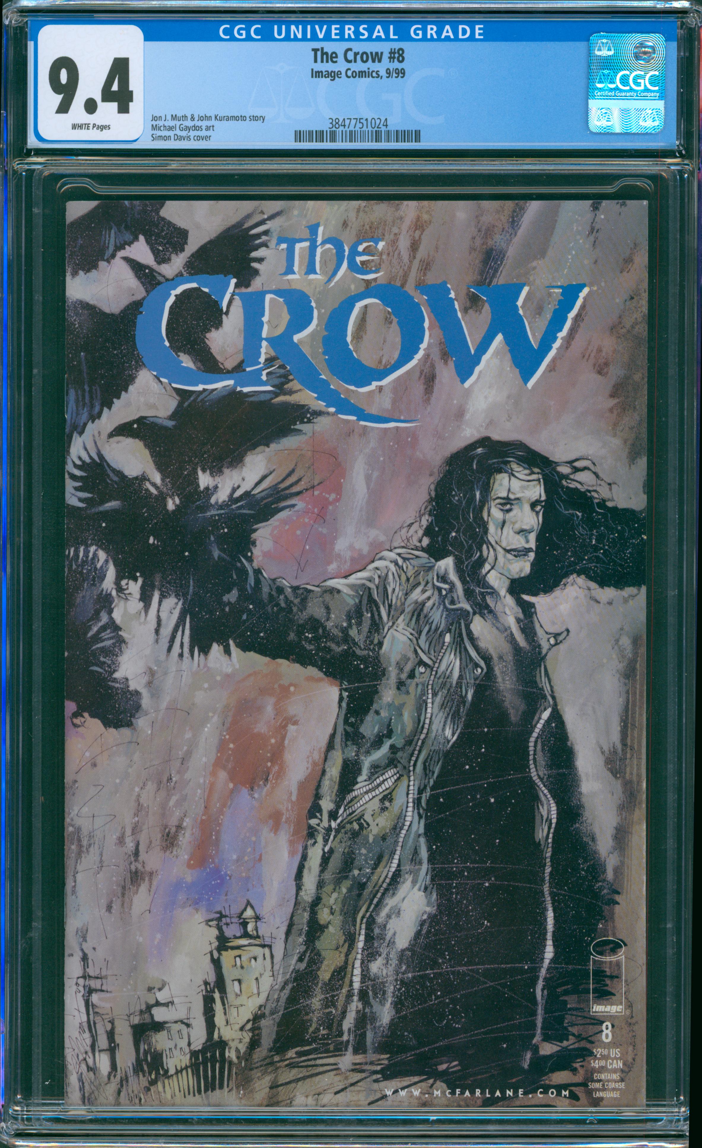 The Crow #8 CGC 9.4