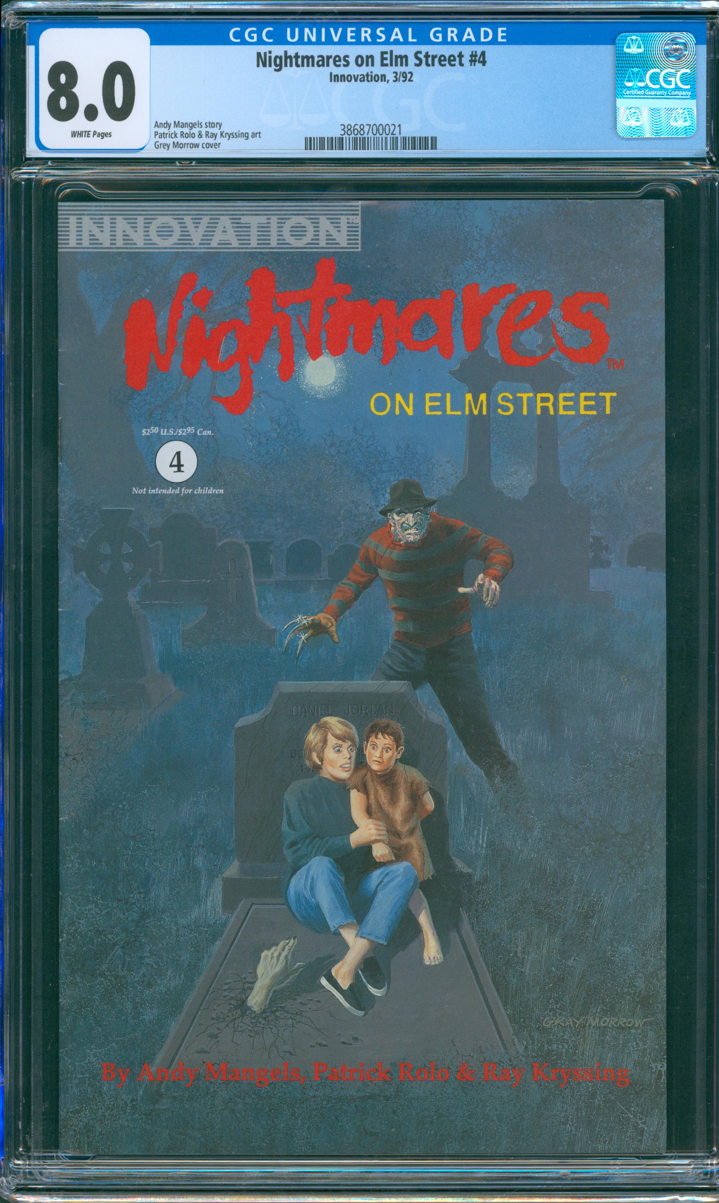 Nightmares on Elm Street #4 CGC 8.0