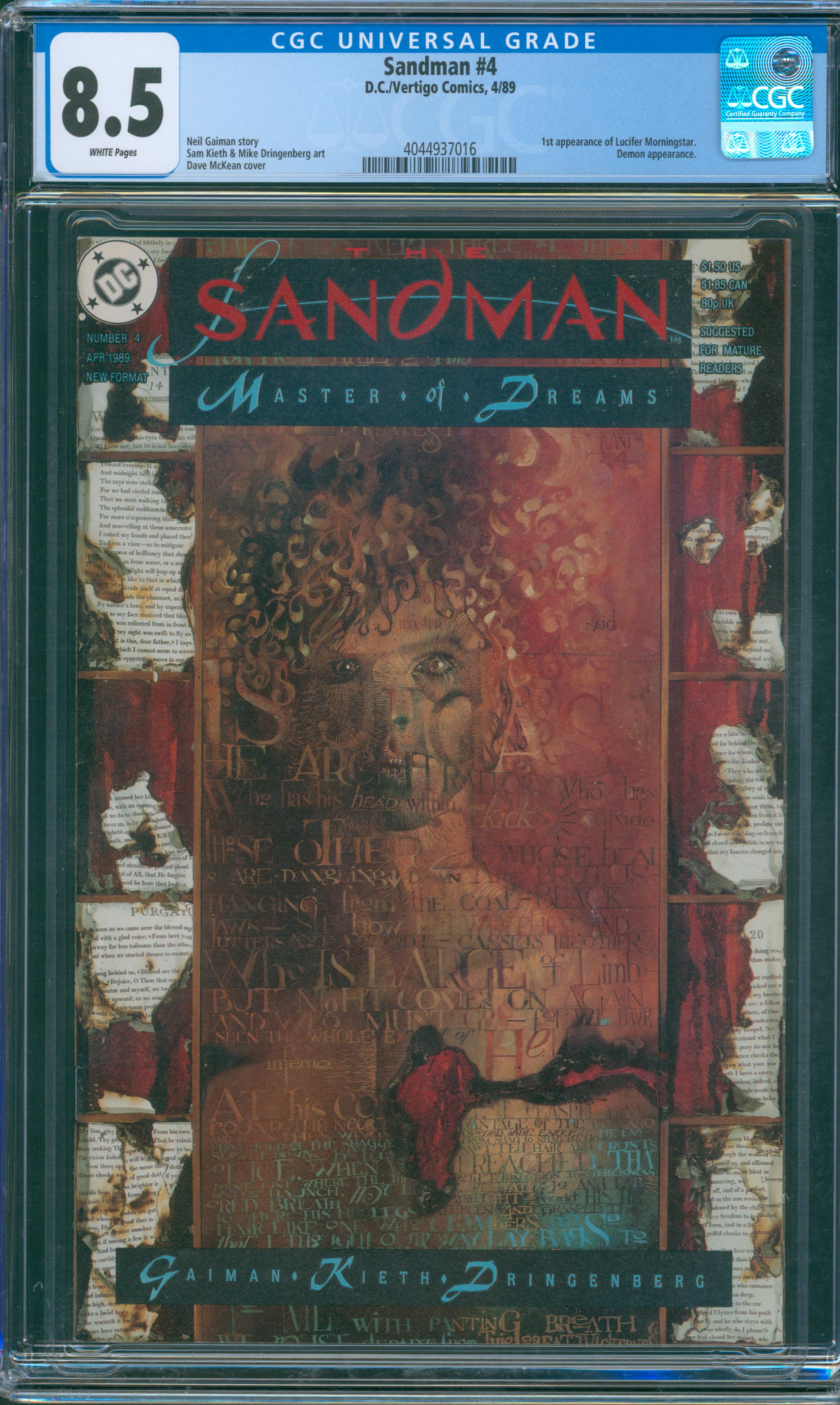 Sandman #4 CGC 8.5