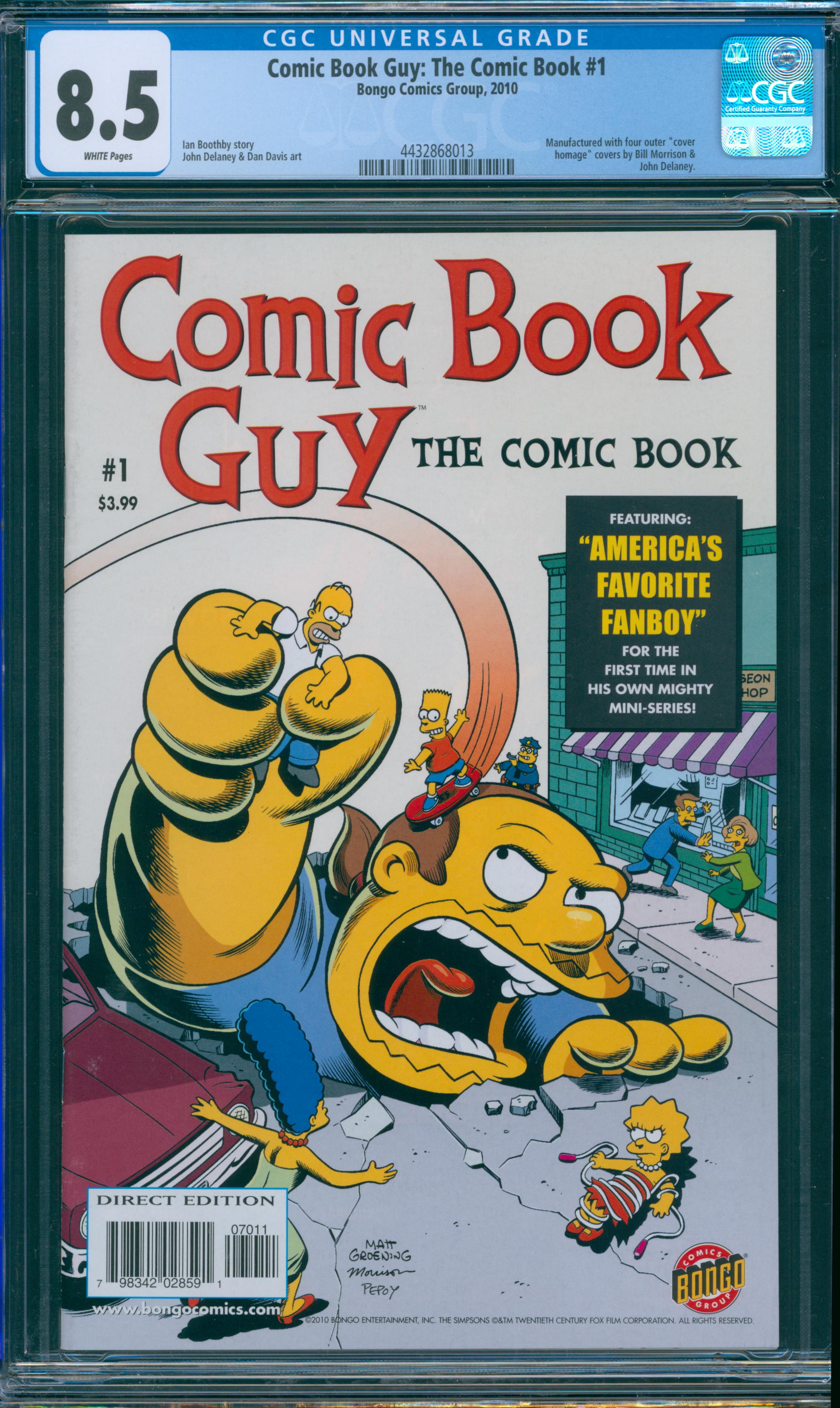 Comic Book Guy: The Comic Book #1 CGC 8.5