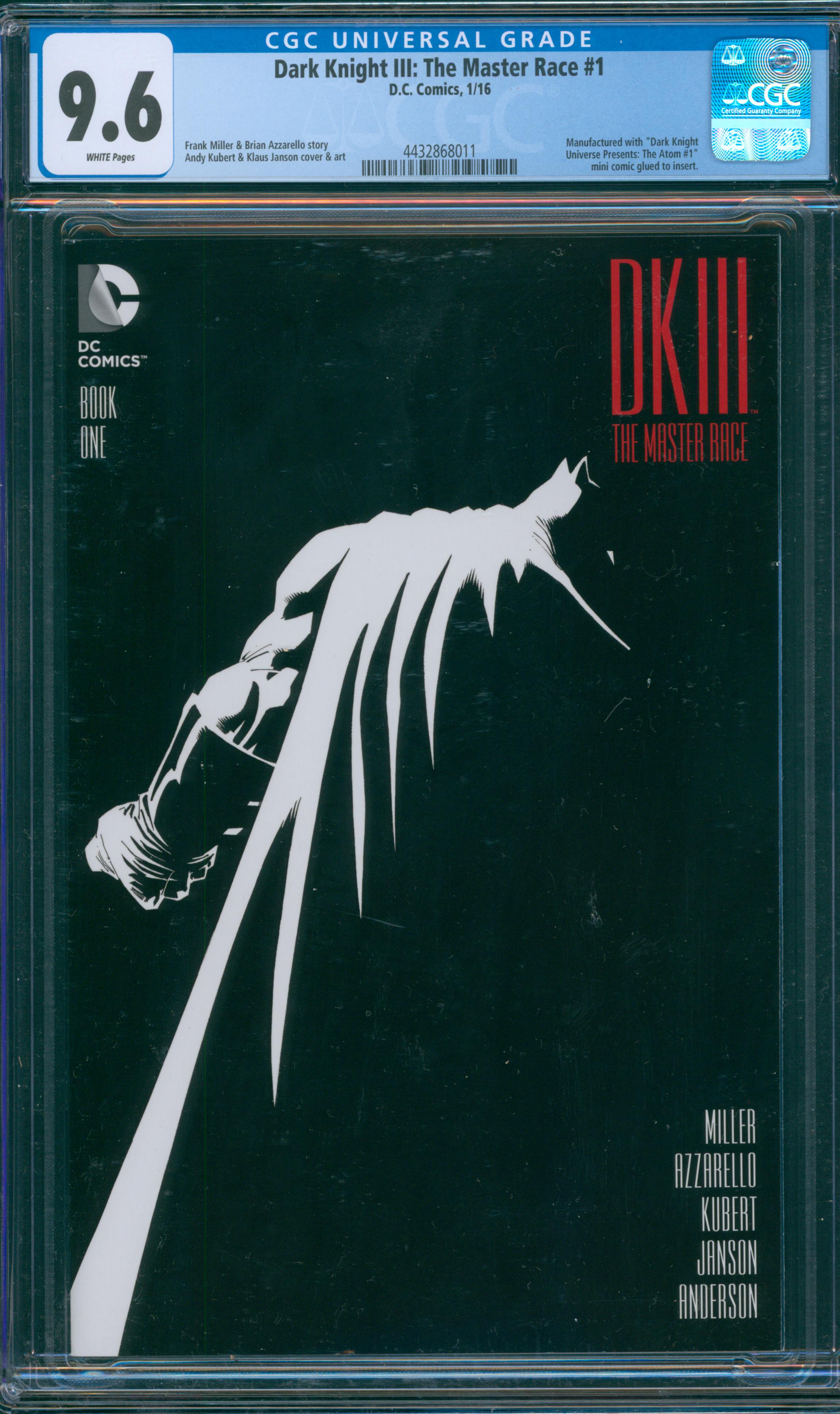 Dark Knight III: The Master Race #1 CGC 9.6