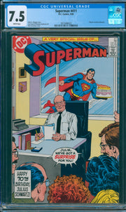 Superman #411 CGC 7.5
