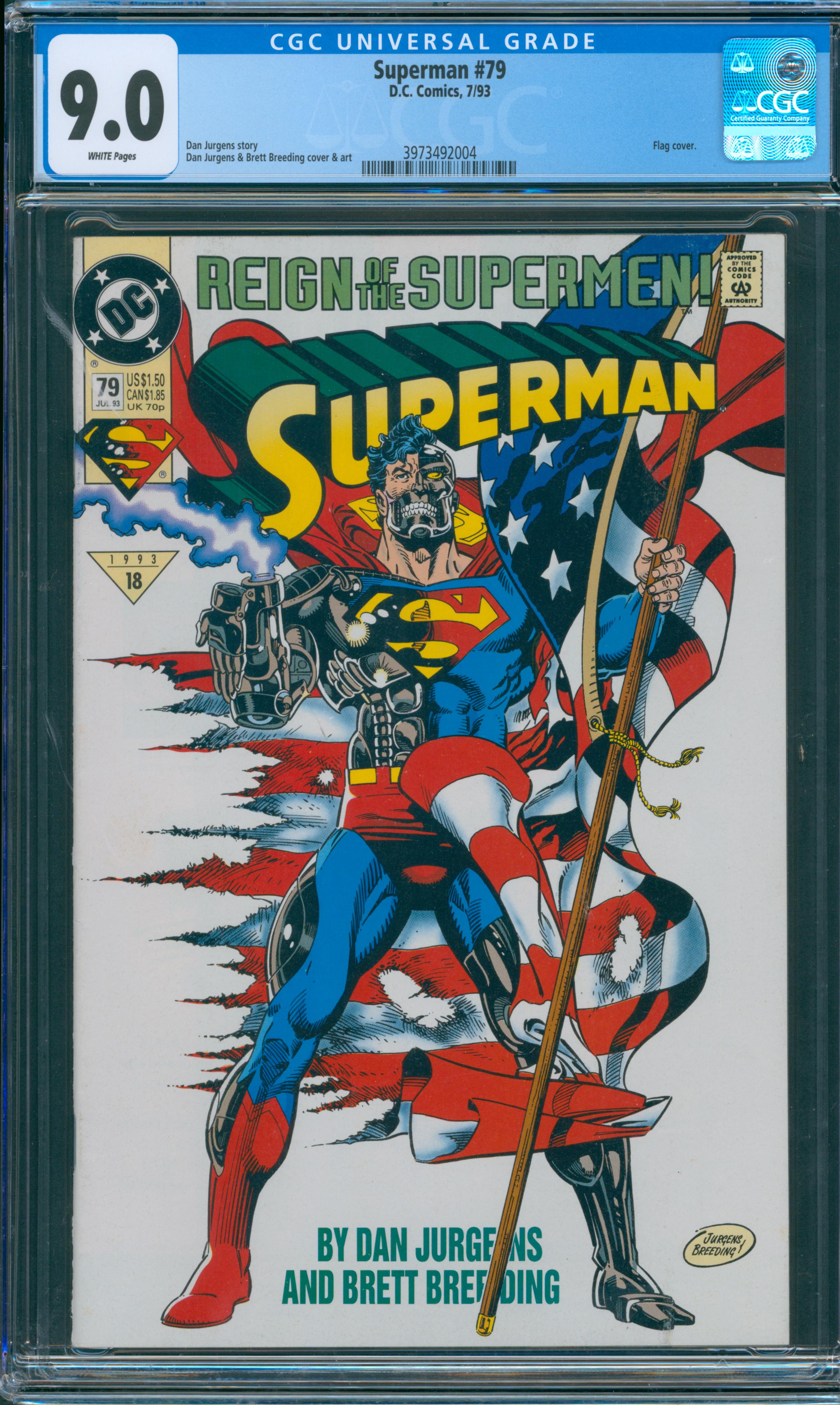 Superman #79 CGC 9.0