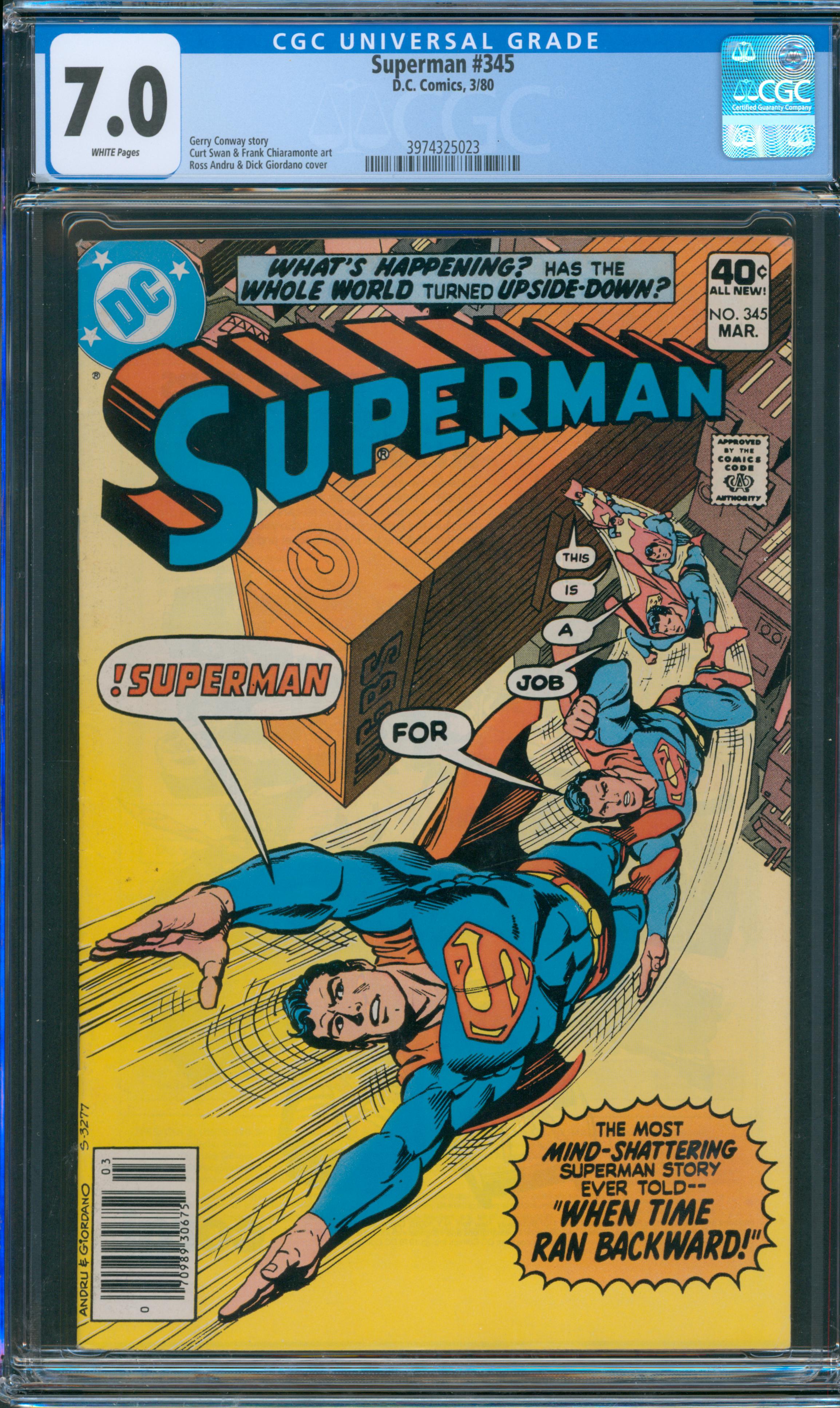 Superman #345 CGC 7.0
