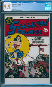 Sensation Comics #1 CGC 9.9