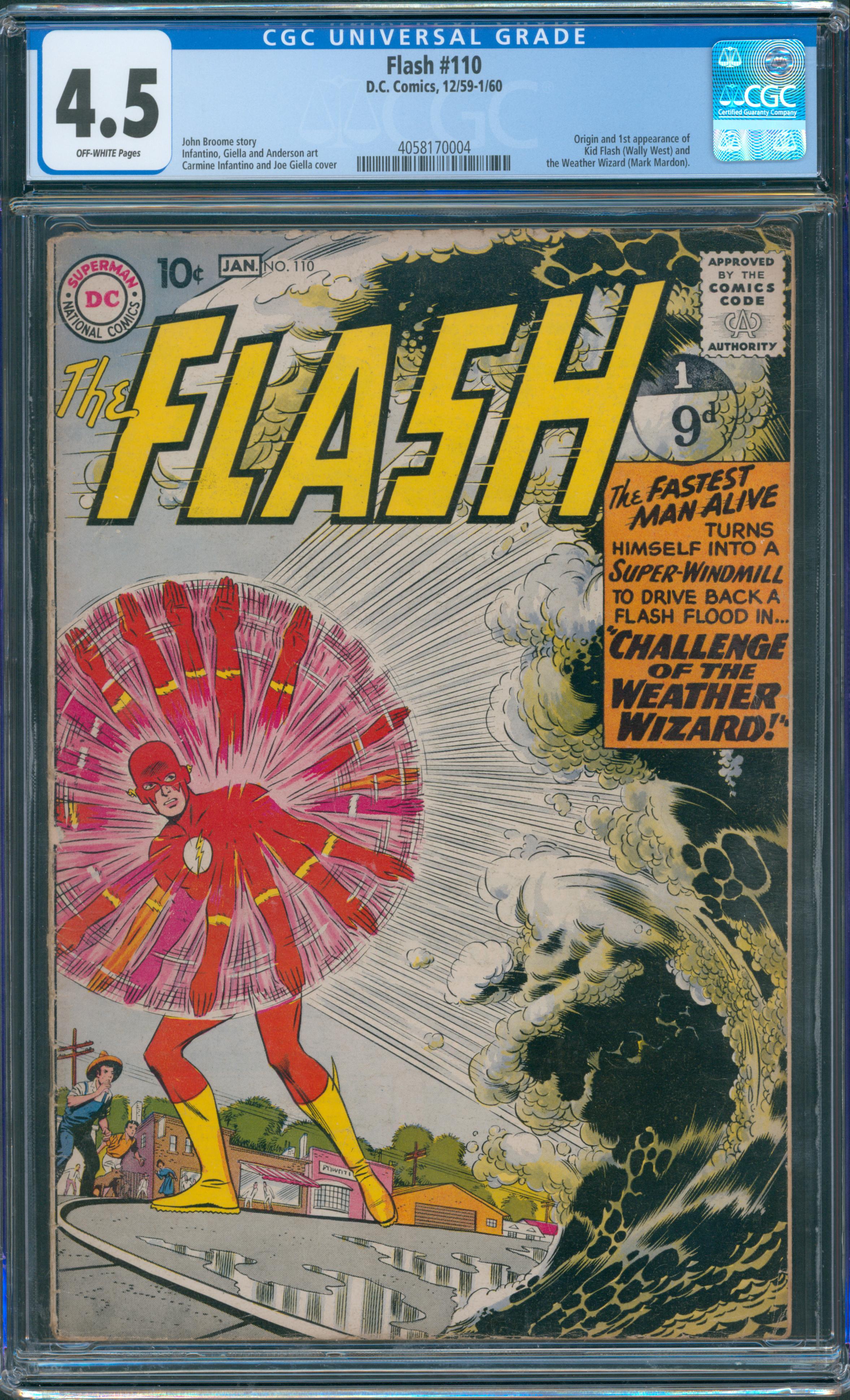 Flash #110 CGC 4.5