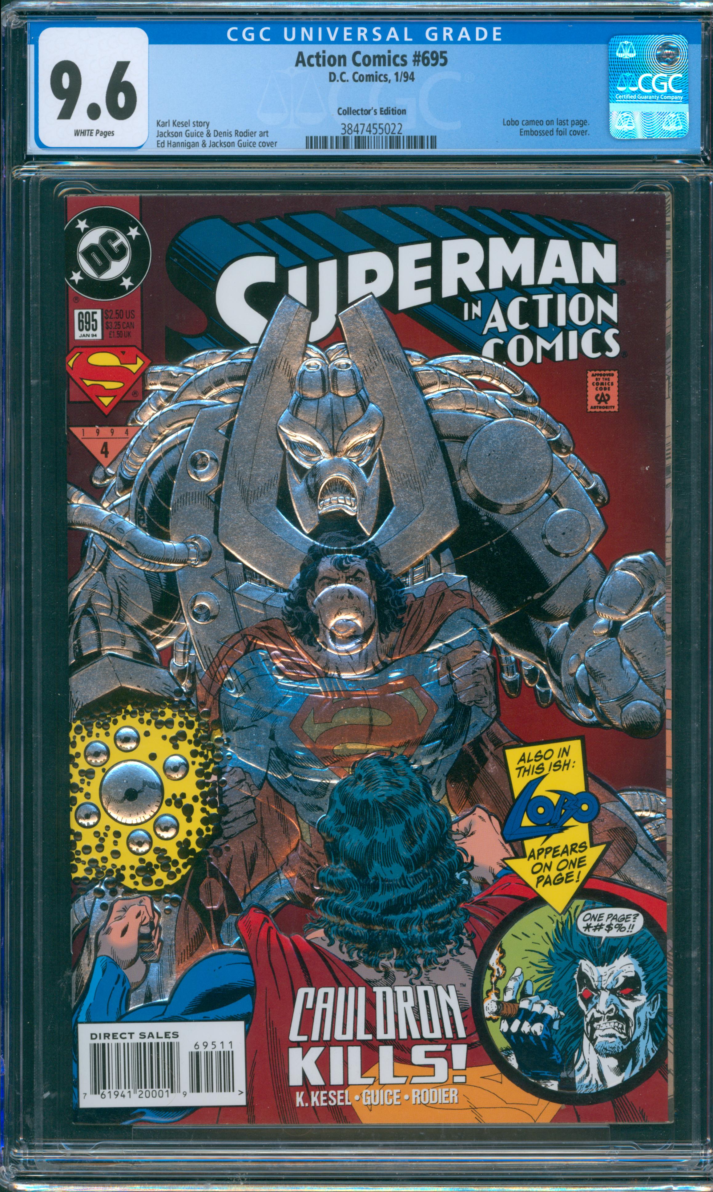 Action Comics #695 CGC 9.6