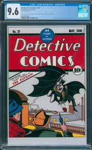 Detective Comics #27 CGC 9.6
