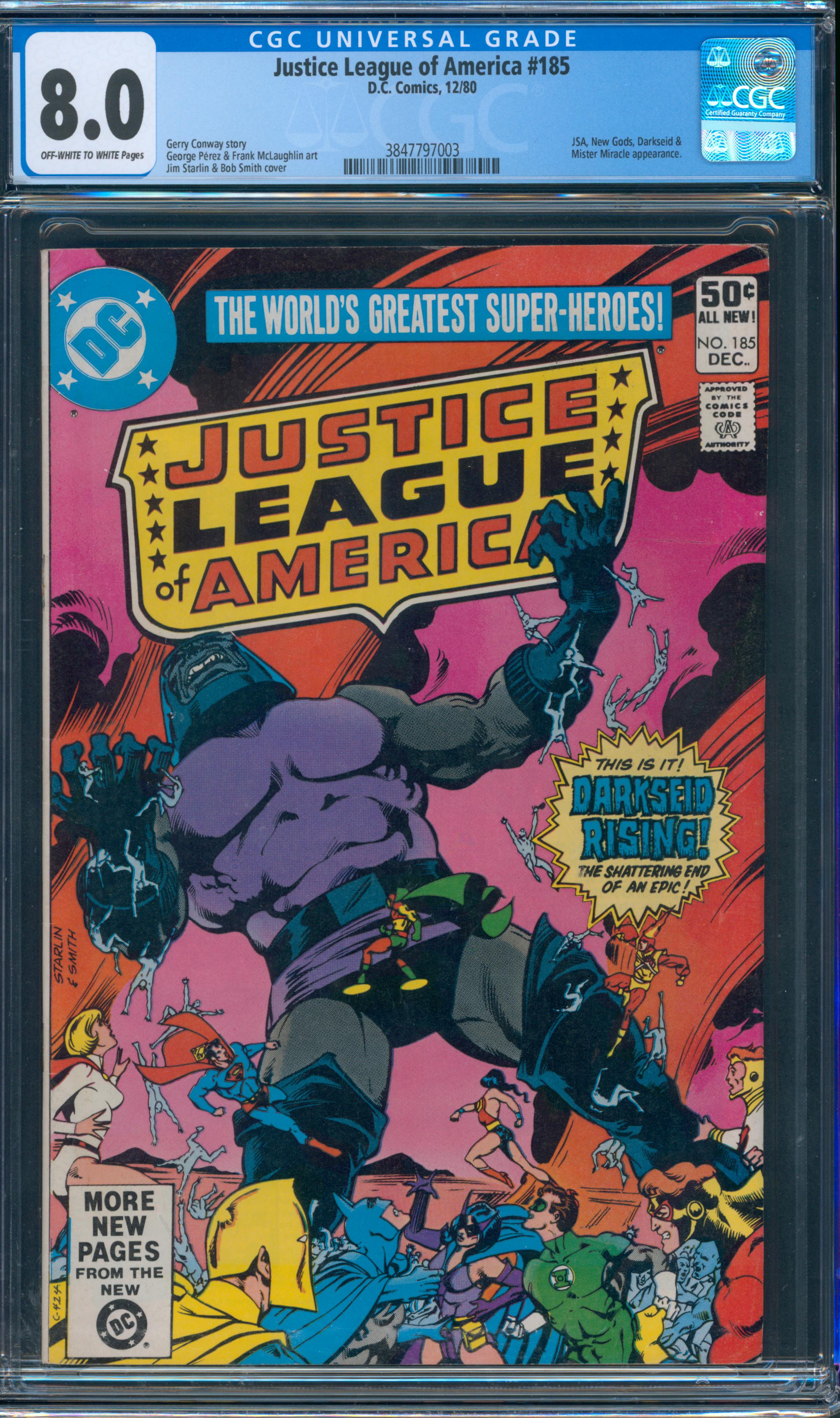 Justice League of America #185 CGC 8.0