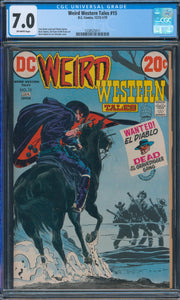 Weird Western Tales #15 CGC 7.0