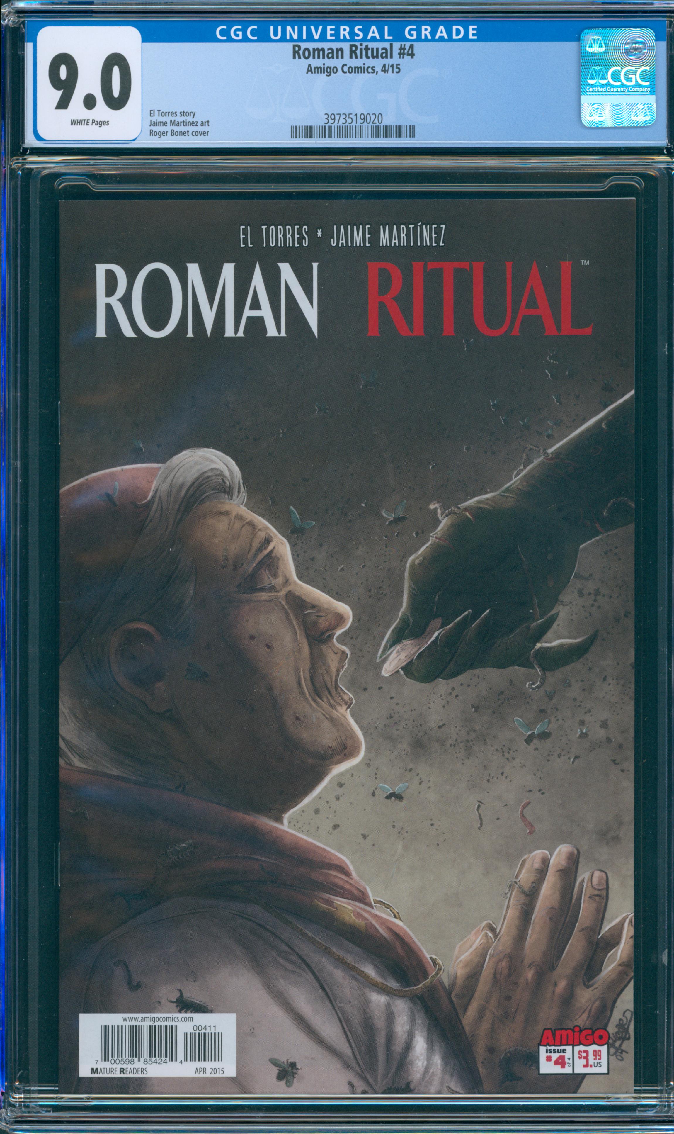 Roman Ritual #4 CGC 9.0