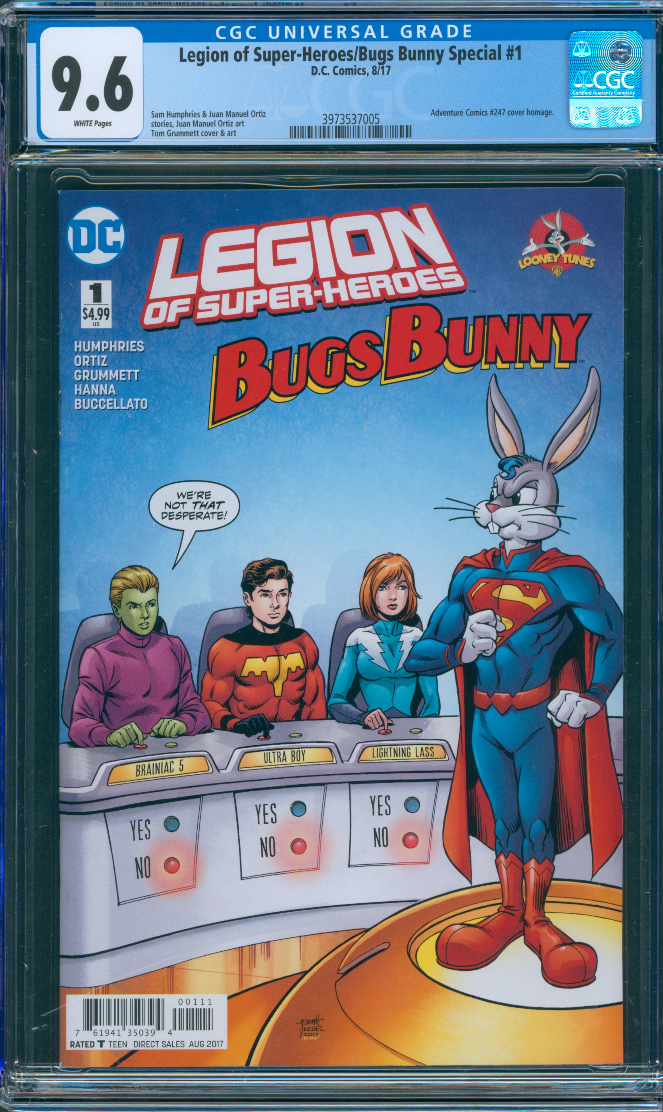 Legion of Super-Heroes/Bugs Bunny Special #1 CGC 9.6