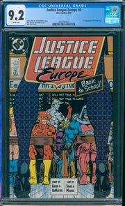 Justice League Europe #6 CGC 9.2