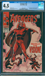 Avengers #57 CGC 4.5