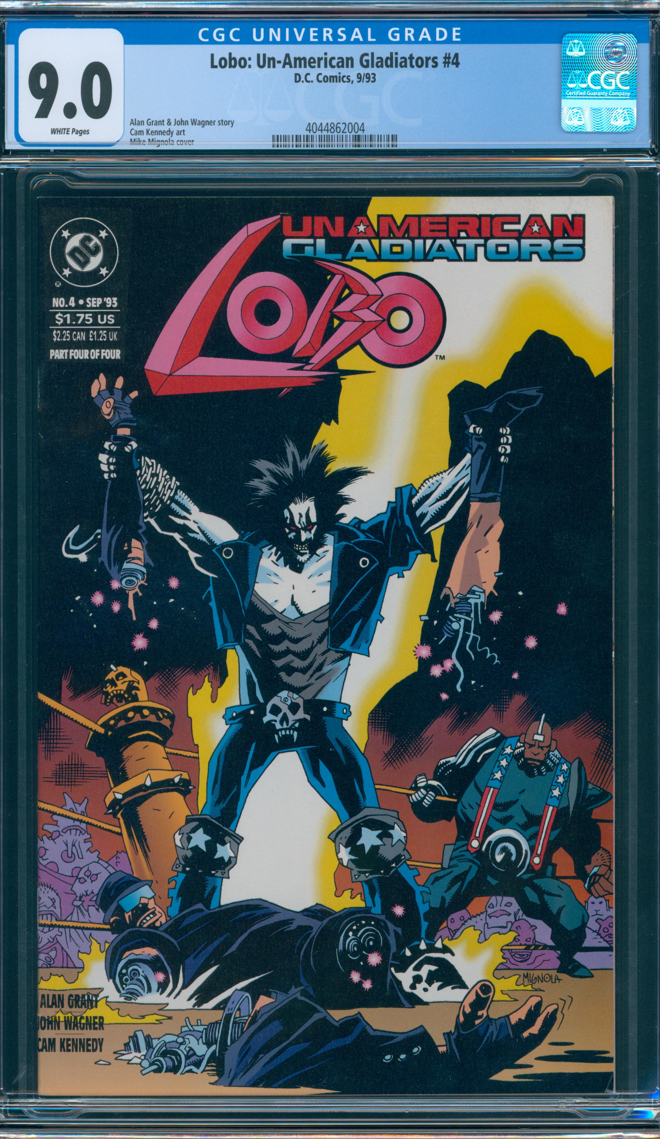 Lobo: Un-American Gladiators #4 CGC 9.0