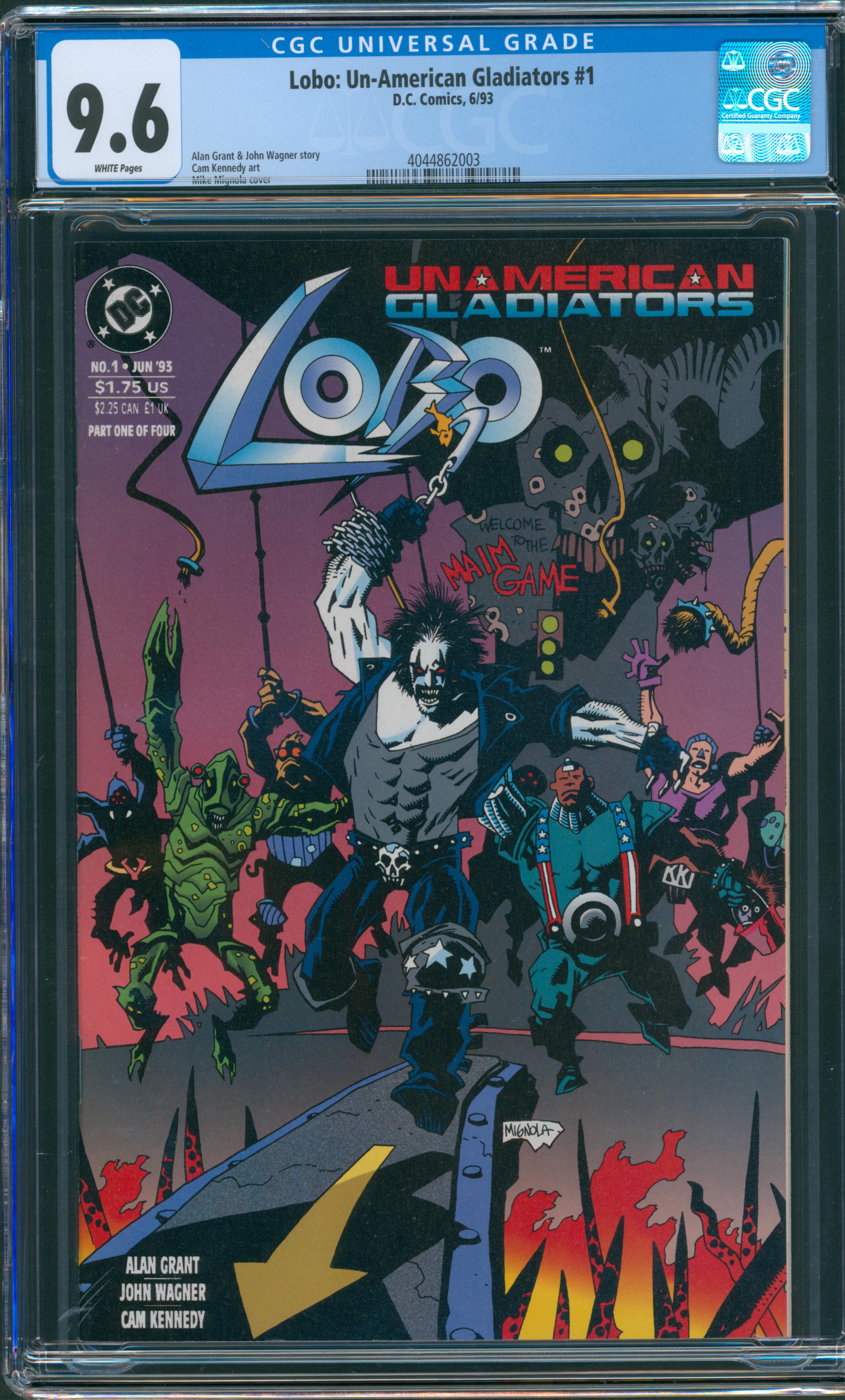 Lobo: Un-American Gladiators #1 CGC 9.6