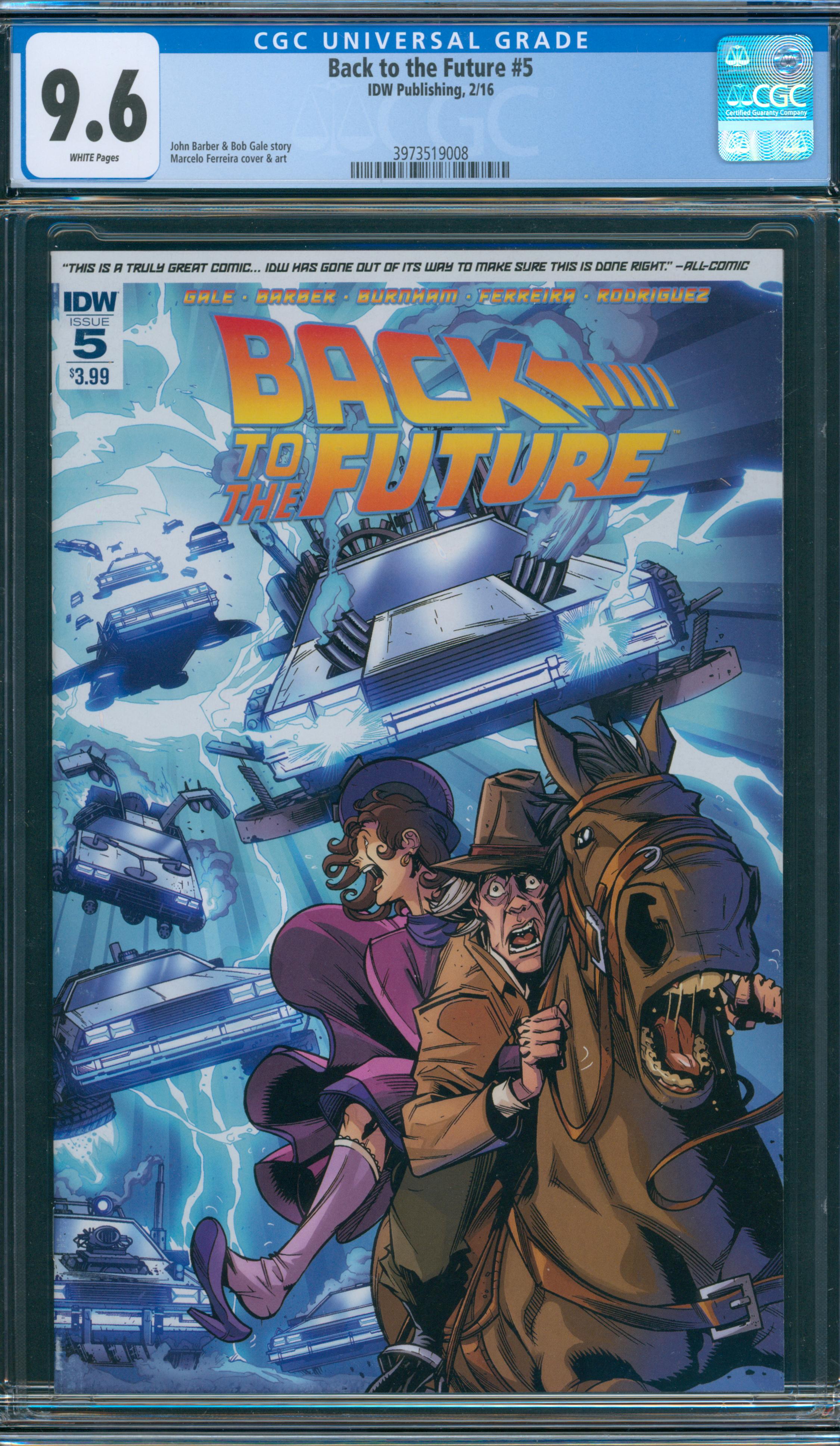 Back to the Future #5 CGC 9.6