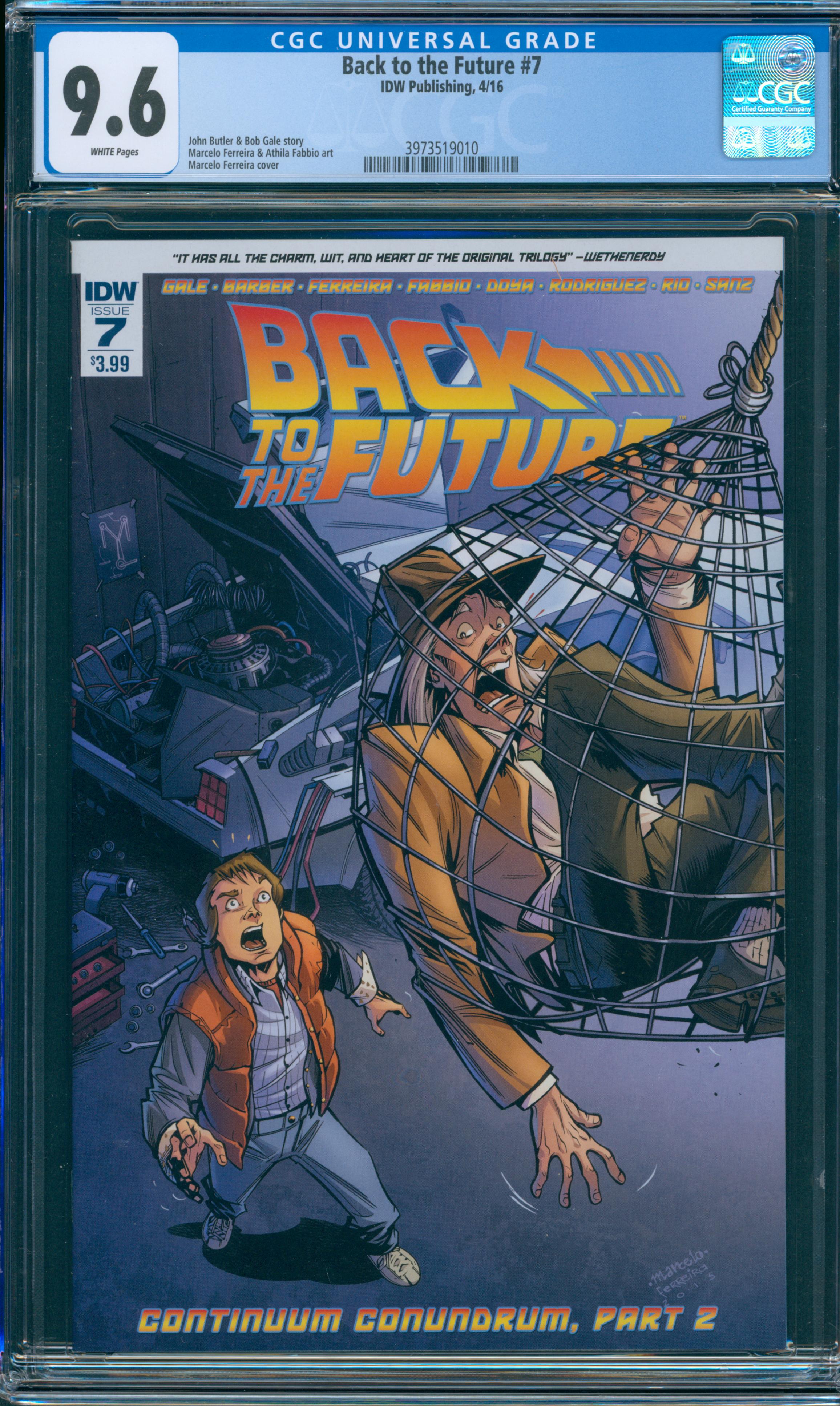 Back to the Future #7 CGC 9.6