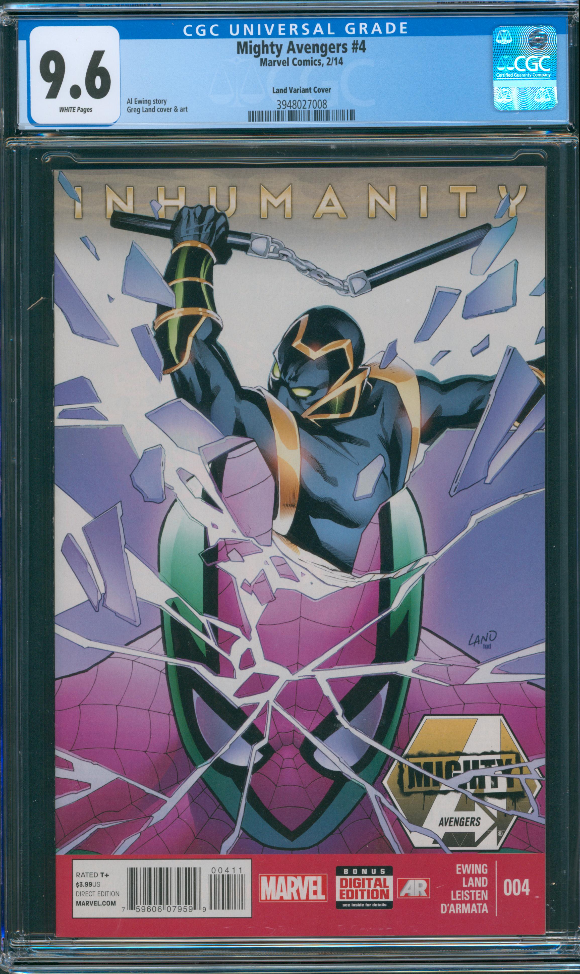 Mighty Avengers #4 CGC 9.6