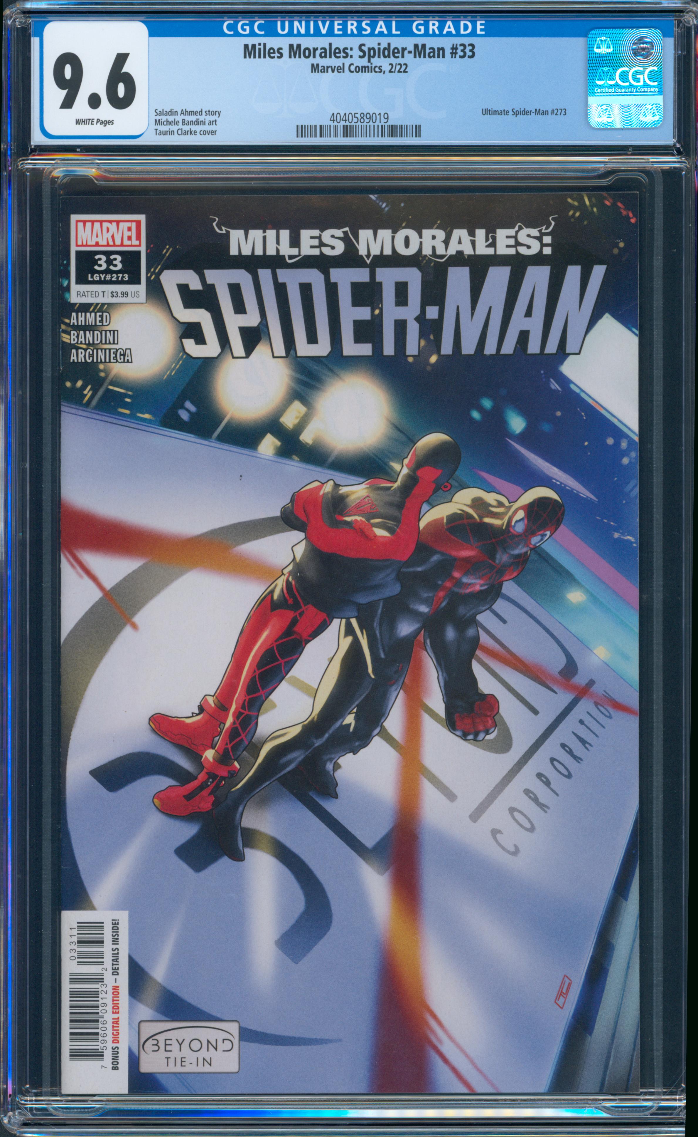 Miles Morales: Spider-Man #33 CGC 9.6