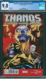 Thanos: A God Up There Listening #4 CGC 9.0