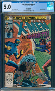 Uncanny X-Men #150 CGC 5.0