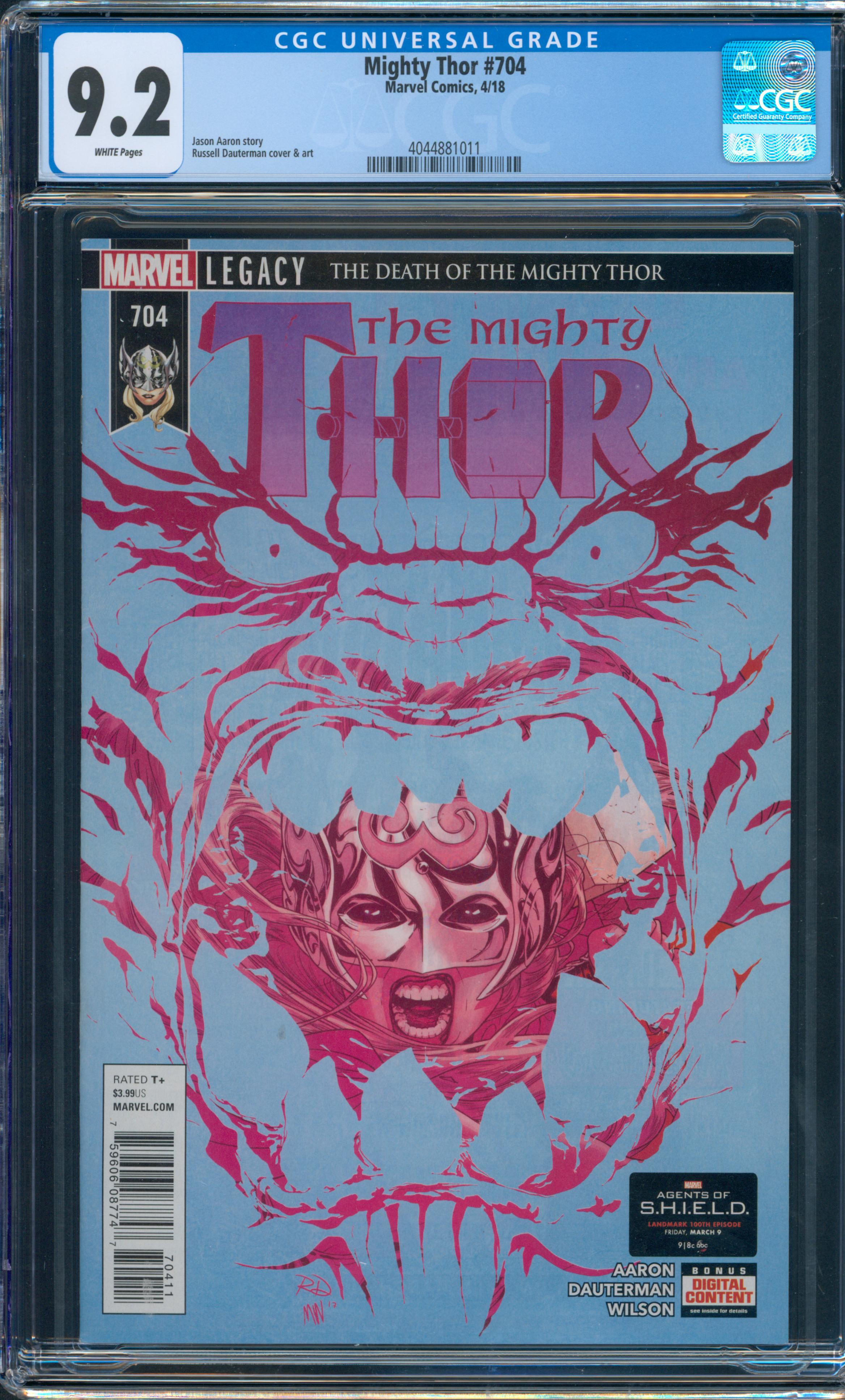 Mighty Thor #704 CGC 9.2