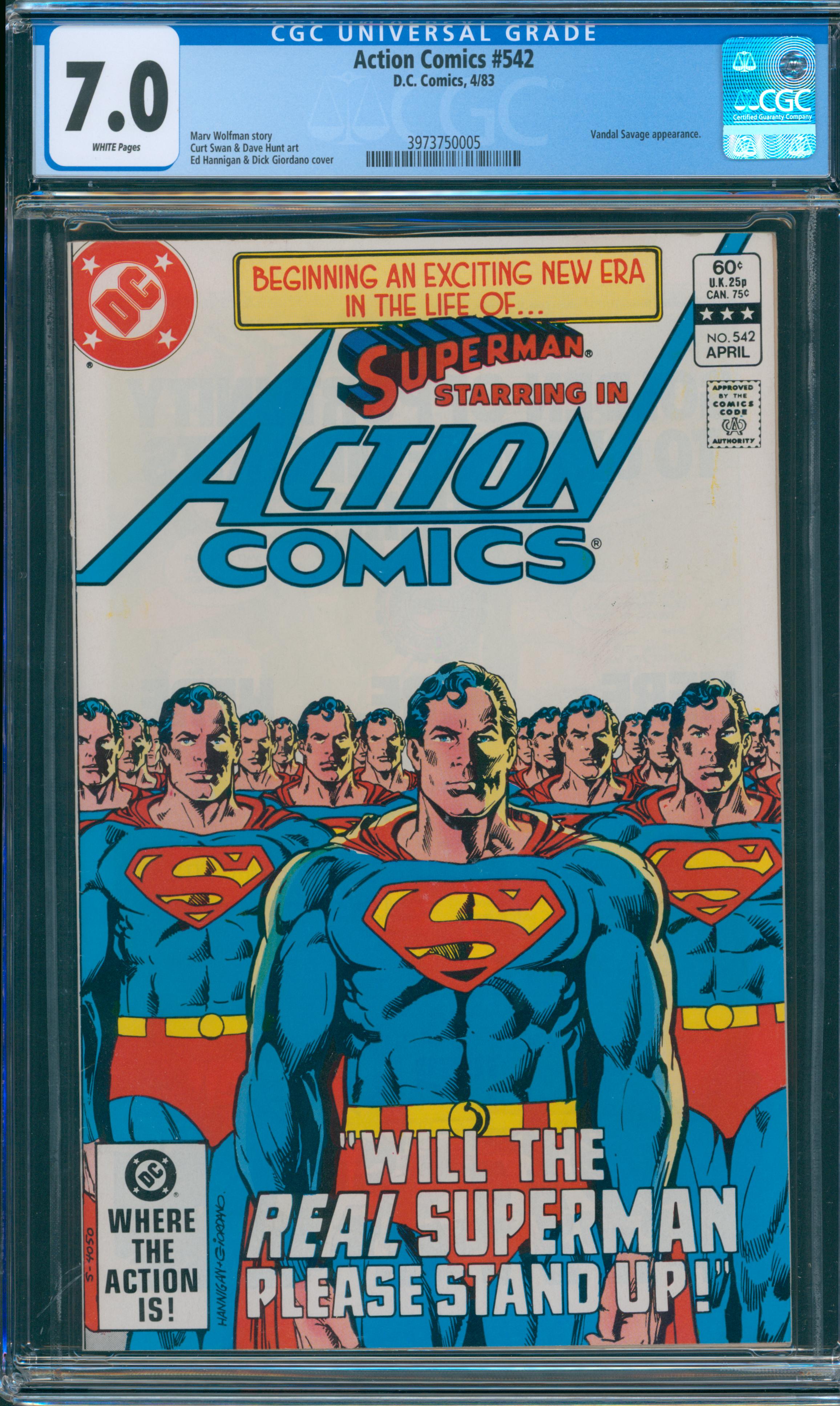 Action Comics #542 CGC 7.0