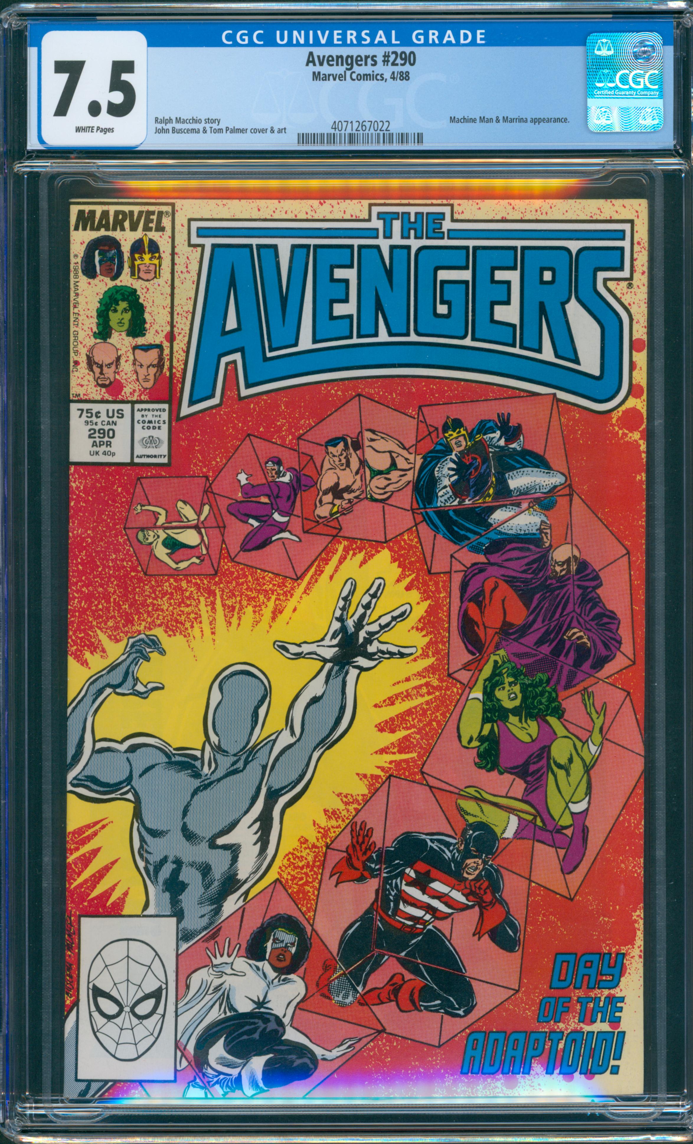 Avengers #290 CGC 7.5