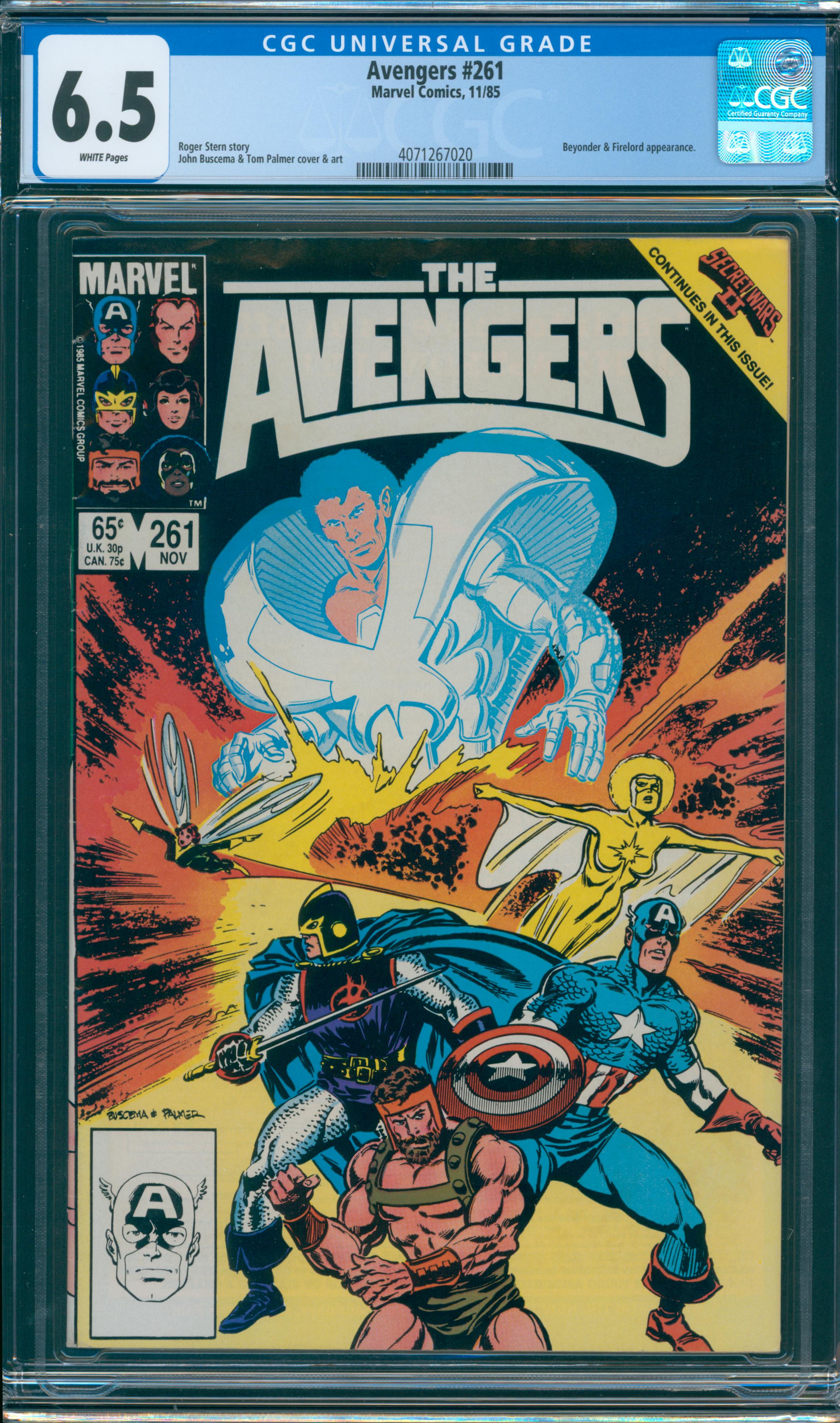 Avengers #261 CGC 6.5