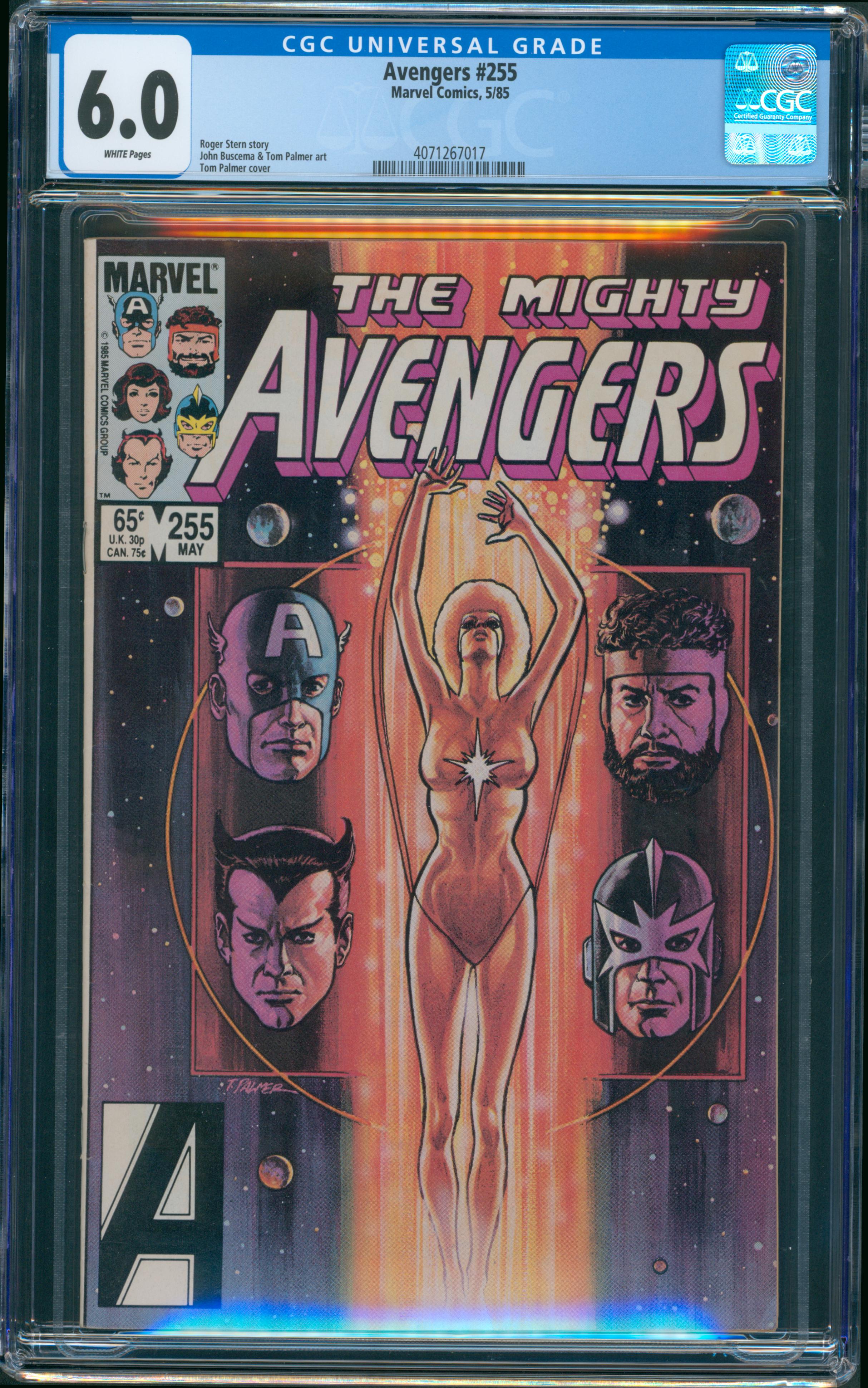 Avengers #255 CGC 6.0