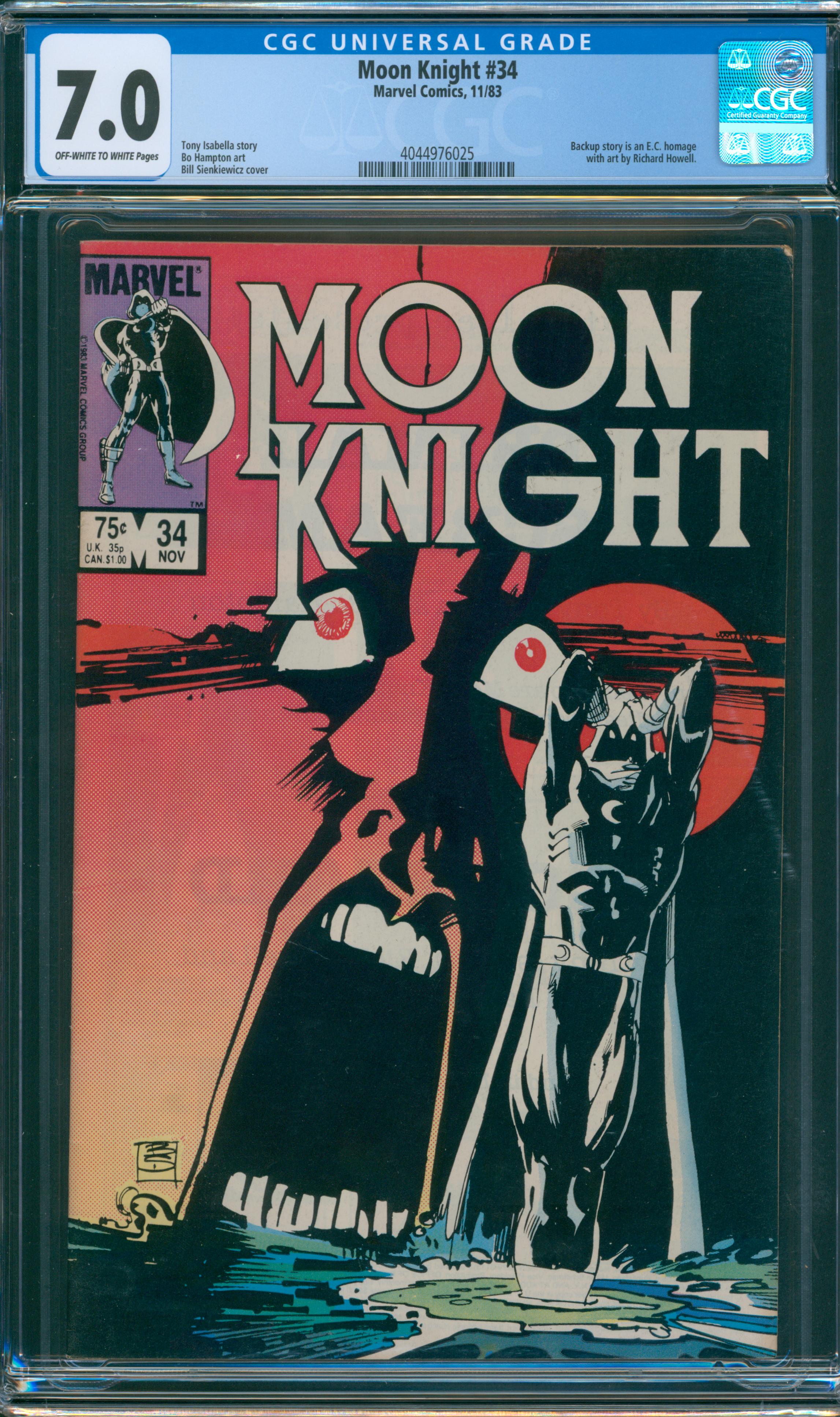 Moon Knight #34 CGC 7.0