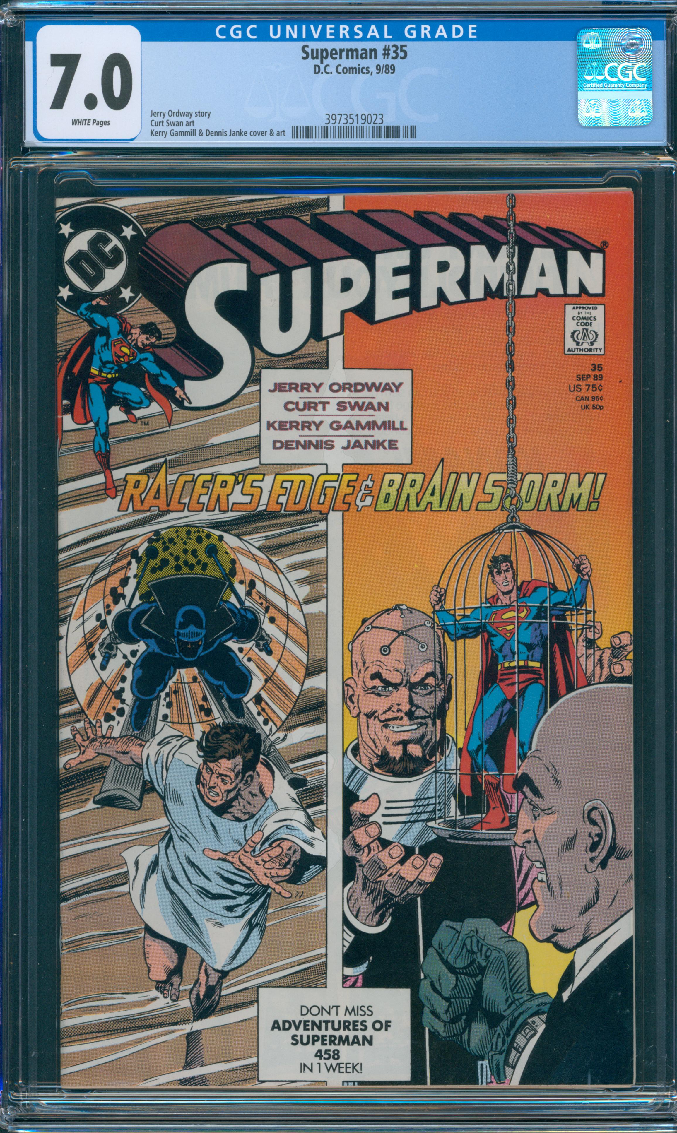 Superman #35 CGC 7.0