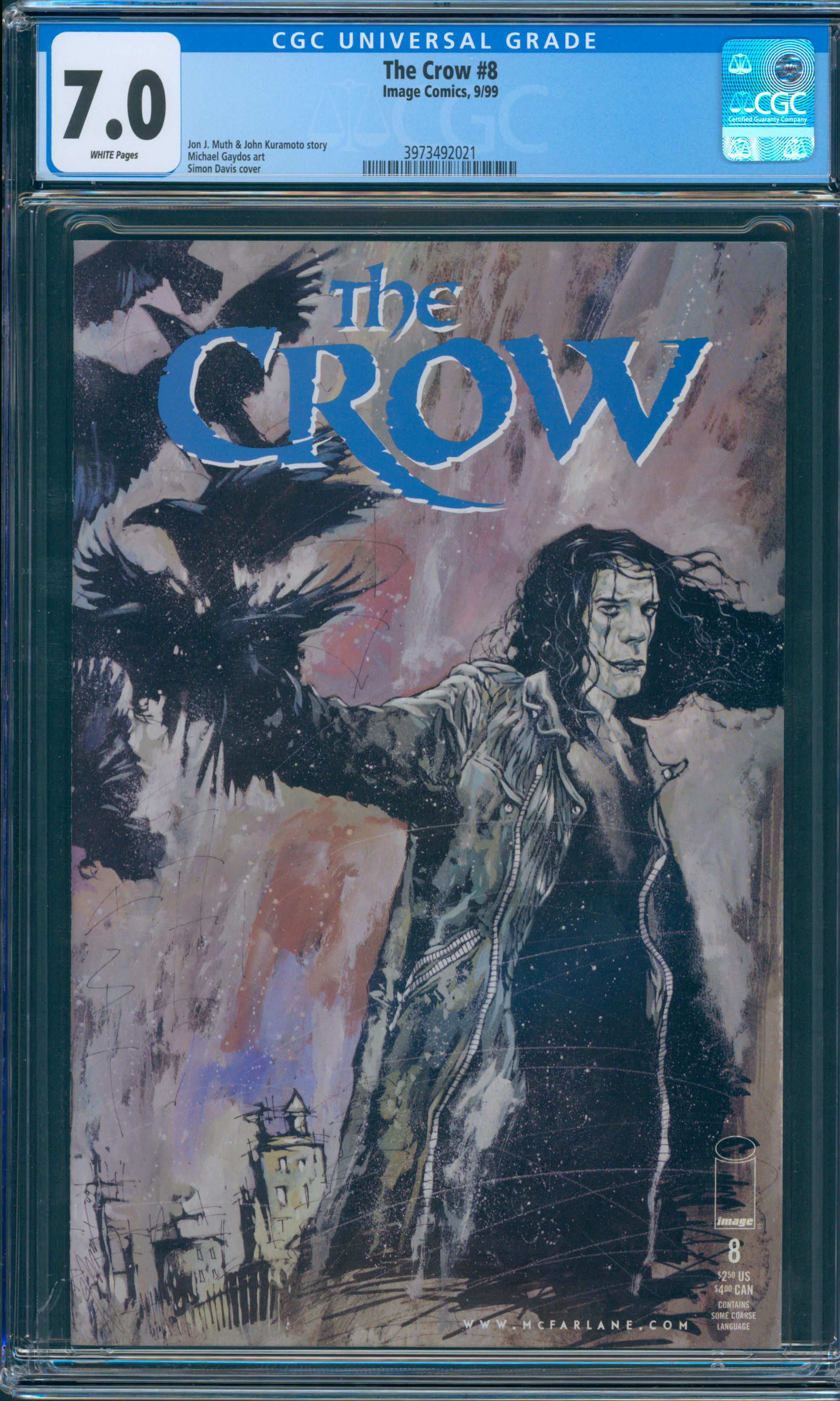 The Crow #8 CGC 7.0