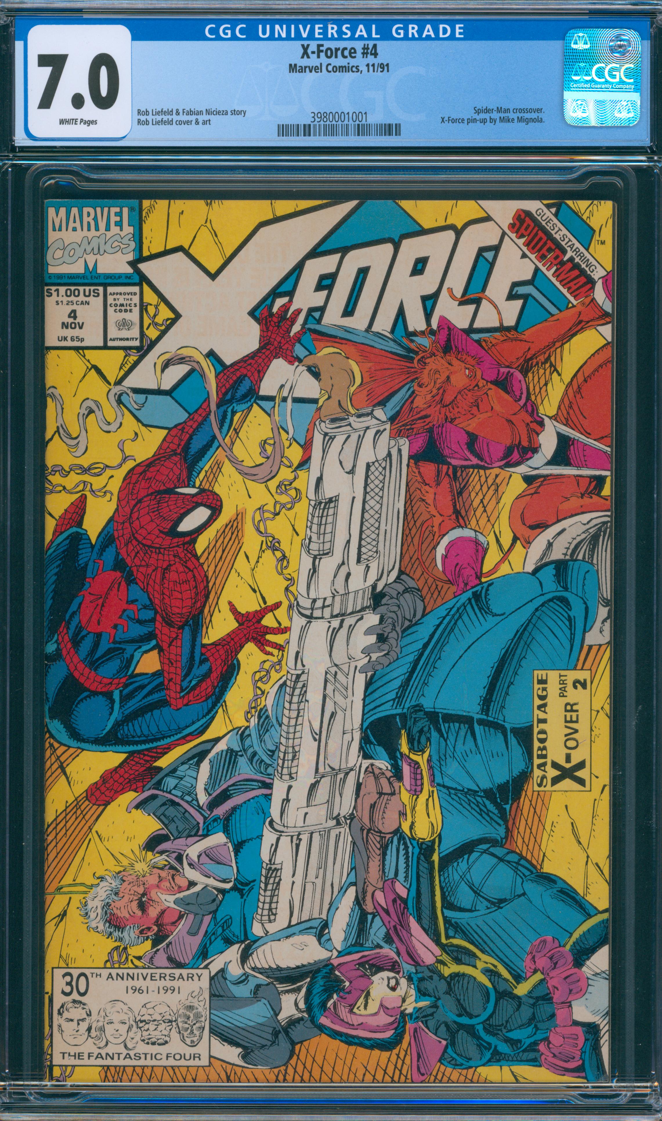 X-Force #4 CGC 7.0