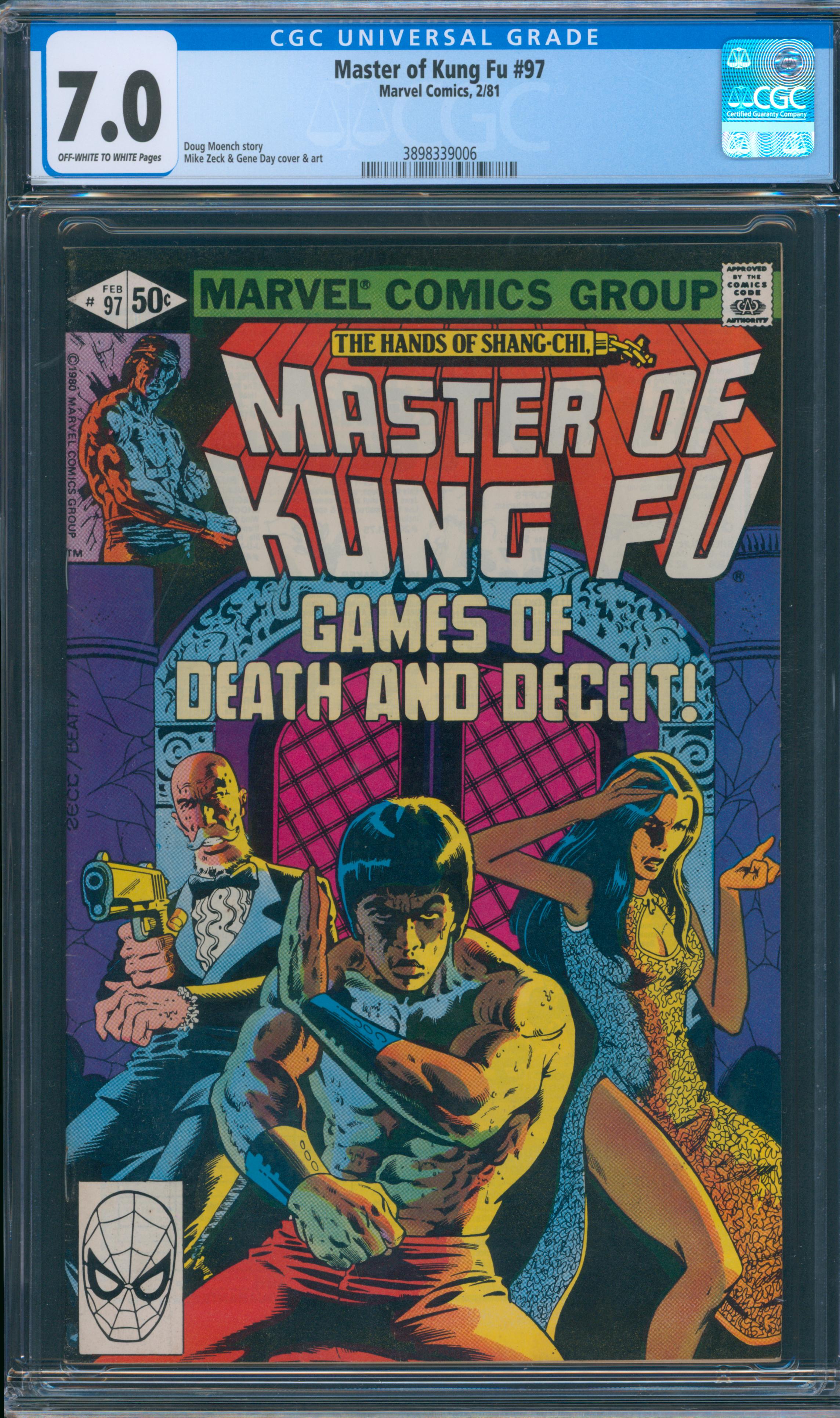 Master of Kung Fu #97 CGC 7.0