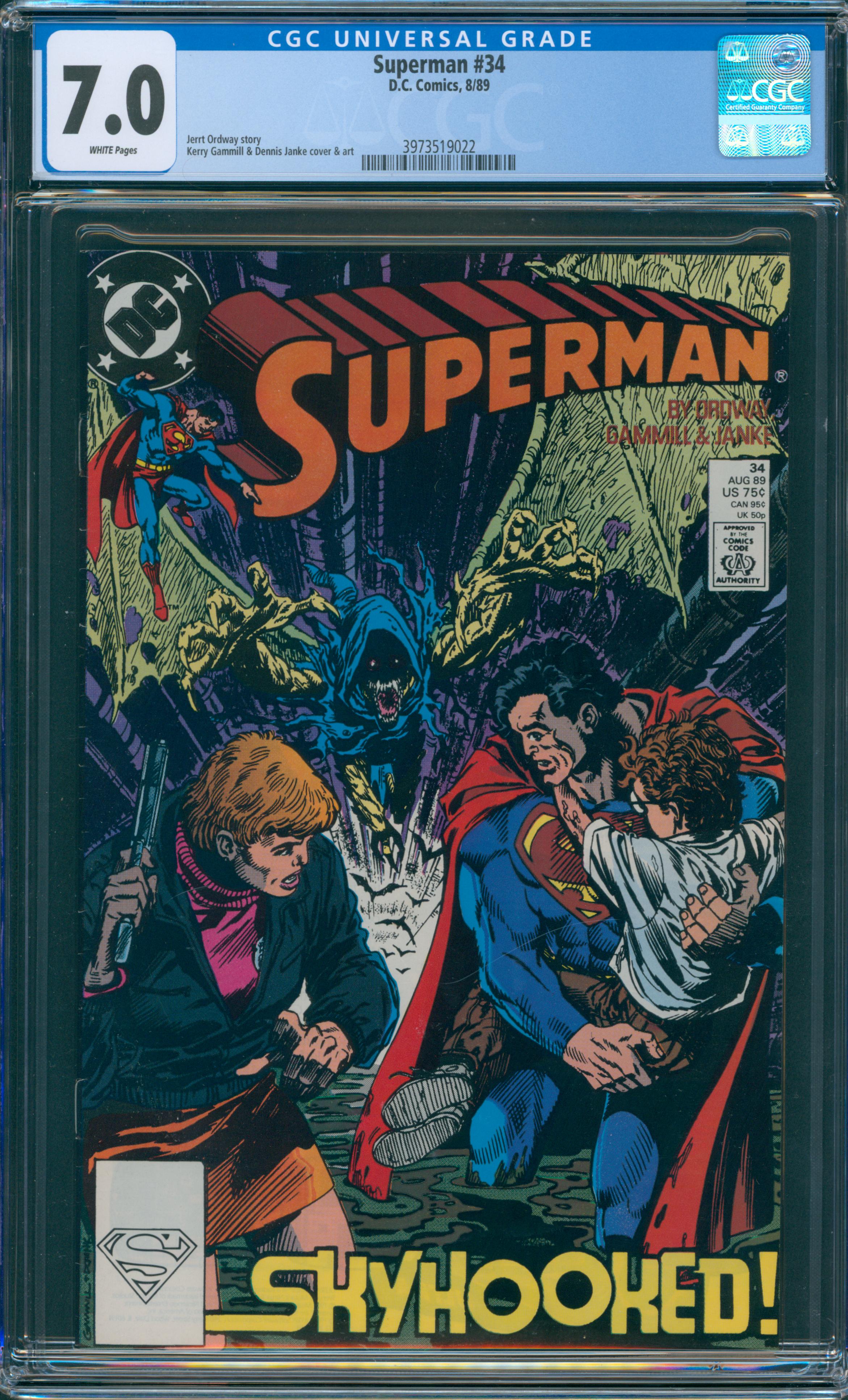 Superman #34 CGC 7.0