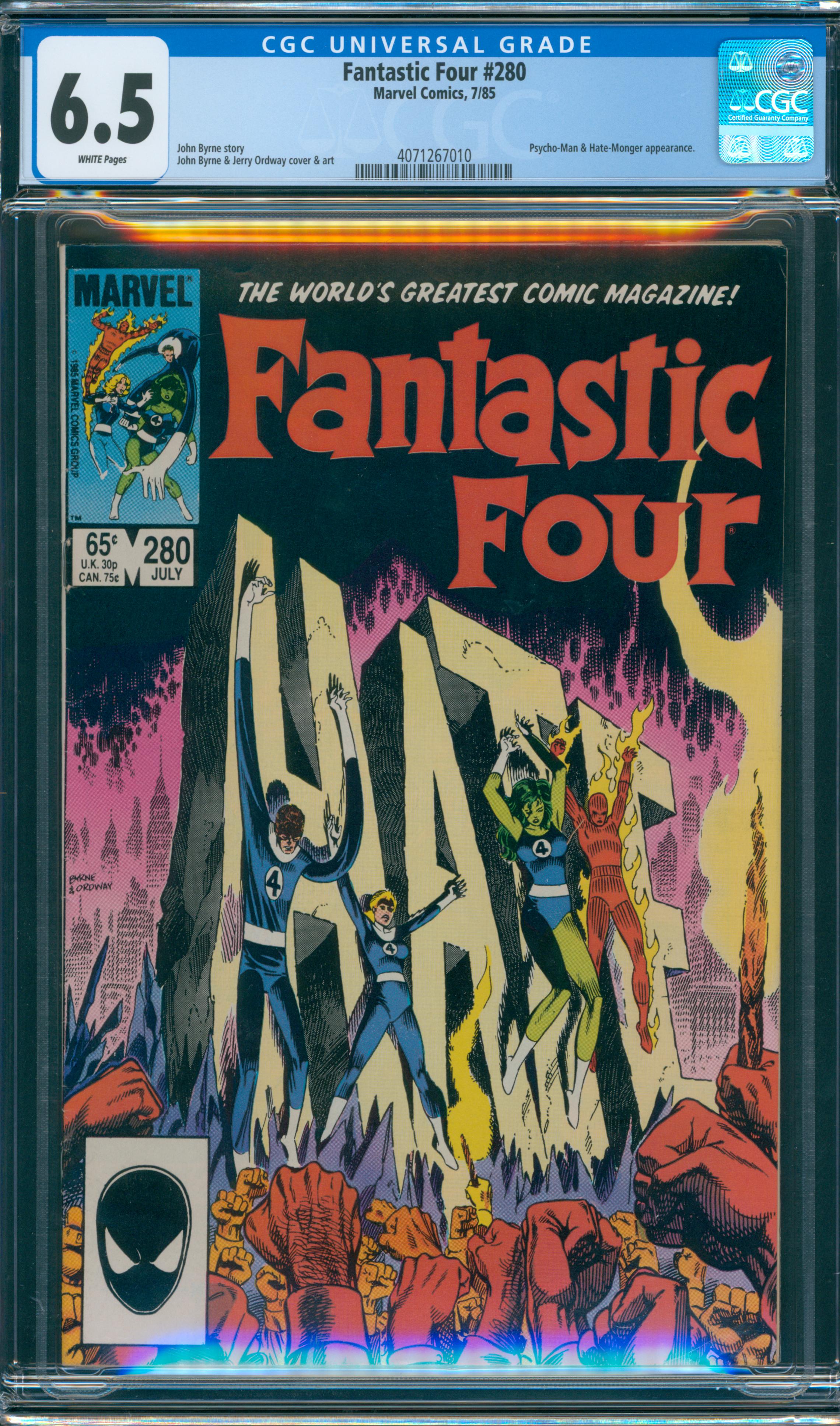 Fantastic Four #280 CGC 6.5