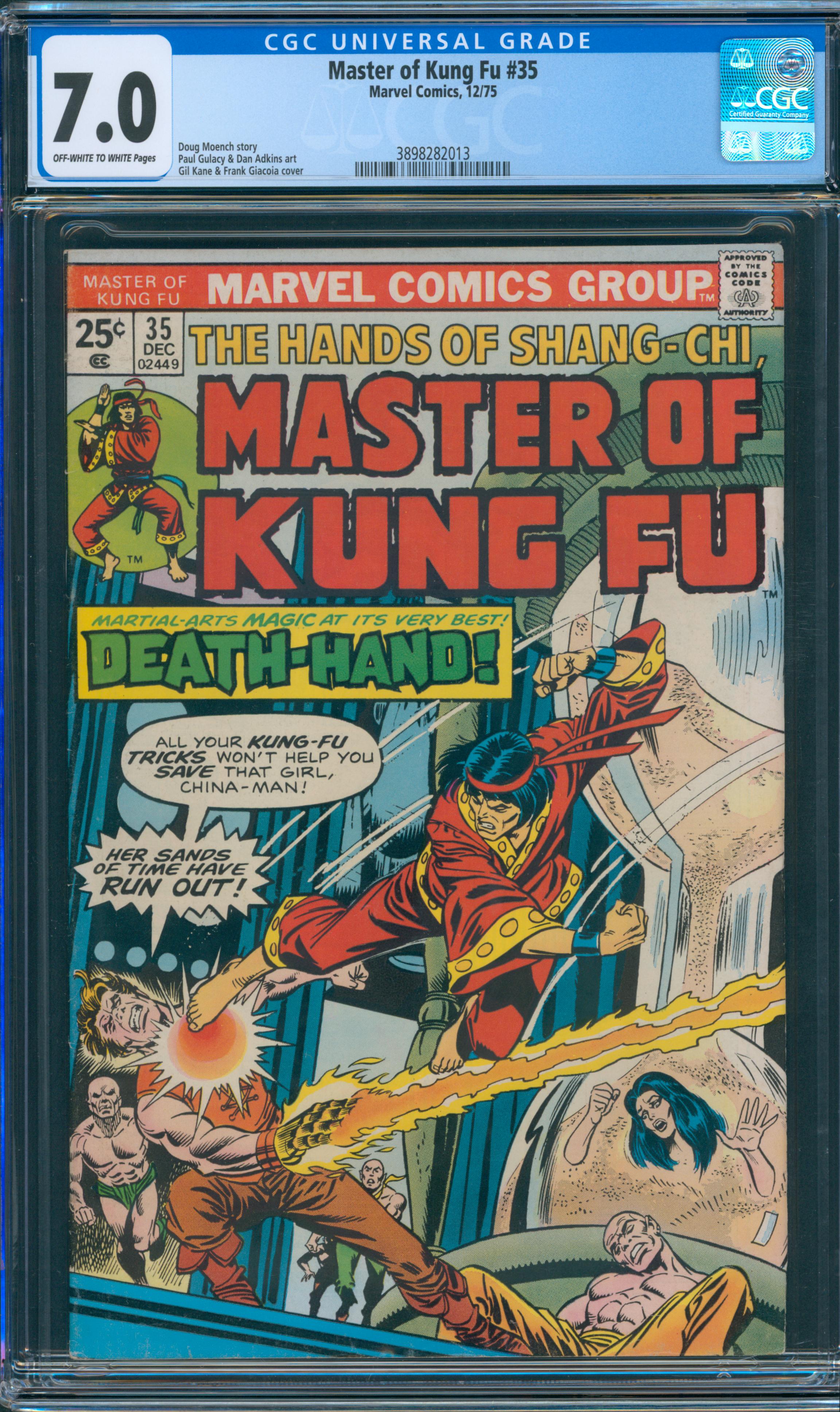 Master of Kung Fu #35 CGC 7.0