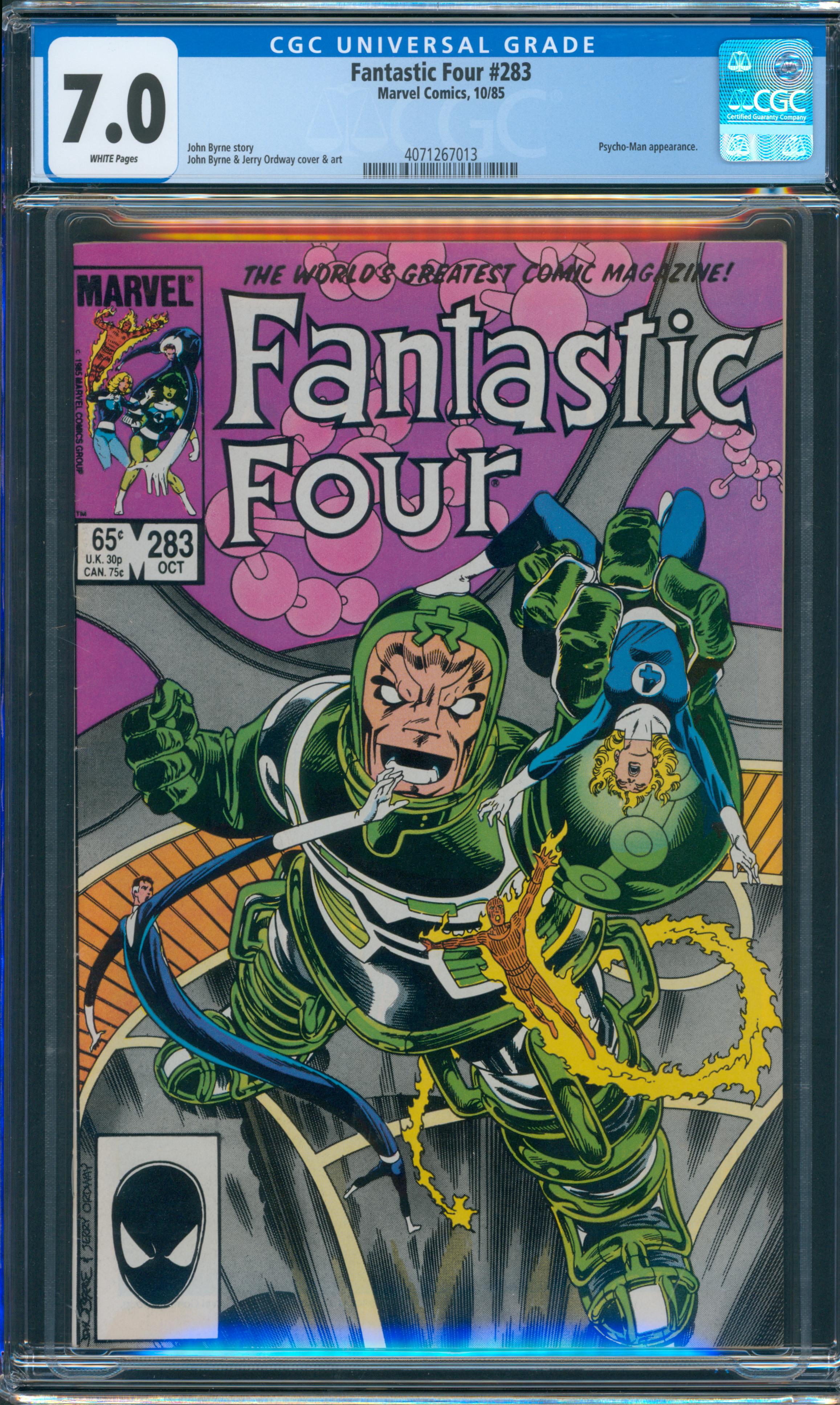 Fantastic Four #283 CGC 7.0