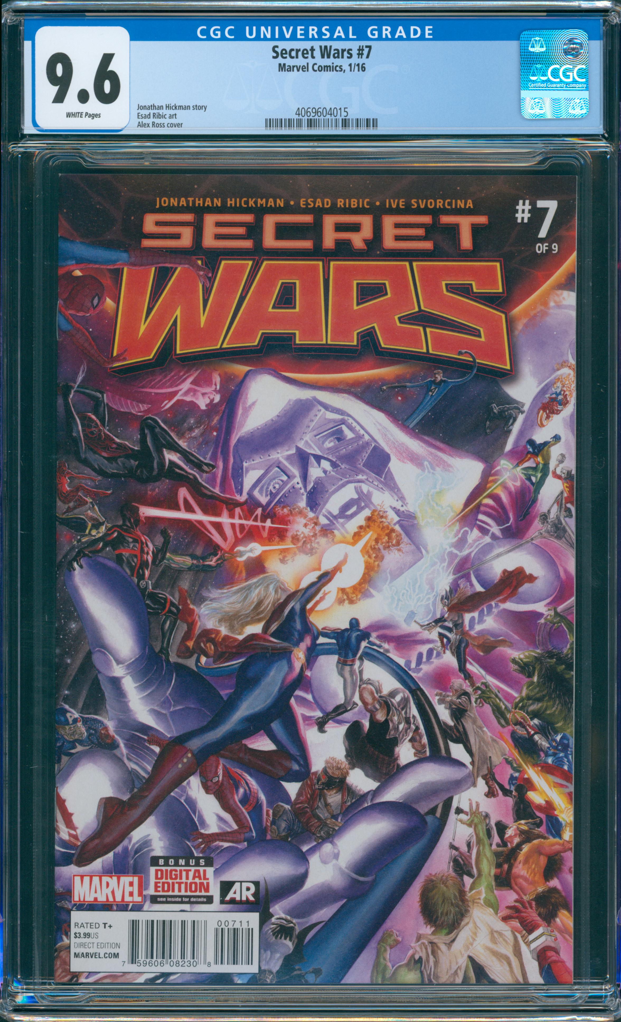 Secret Wars #7 CGC 9.6